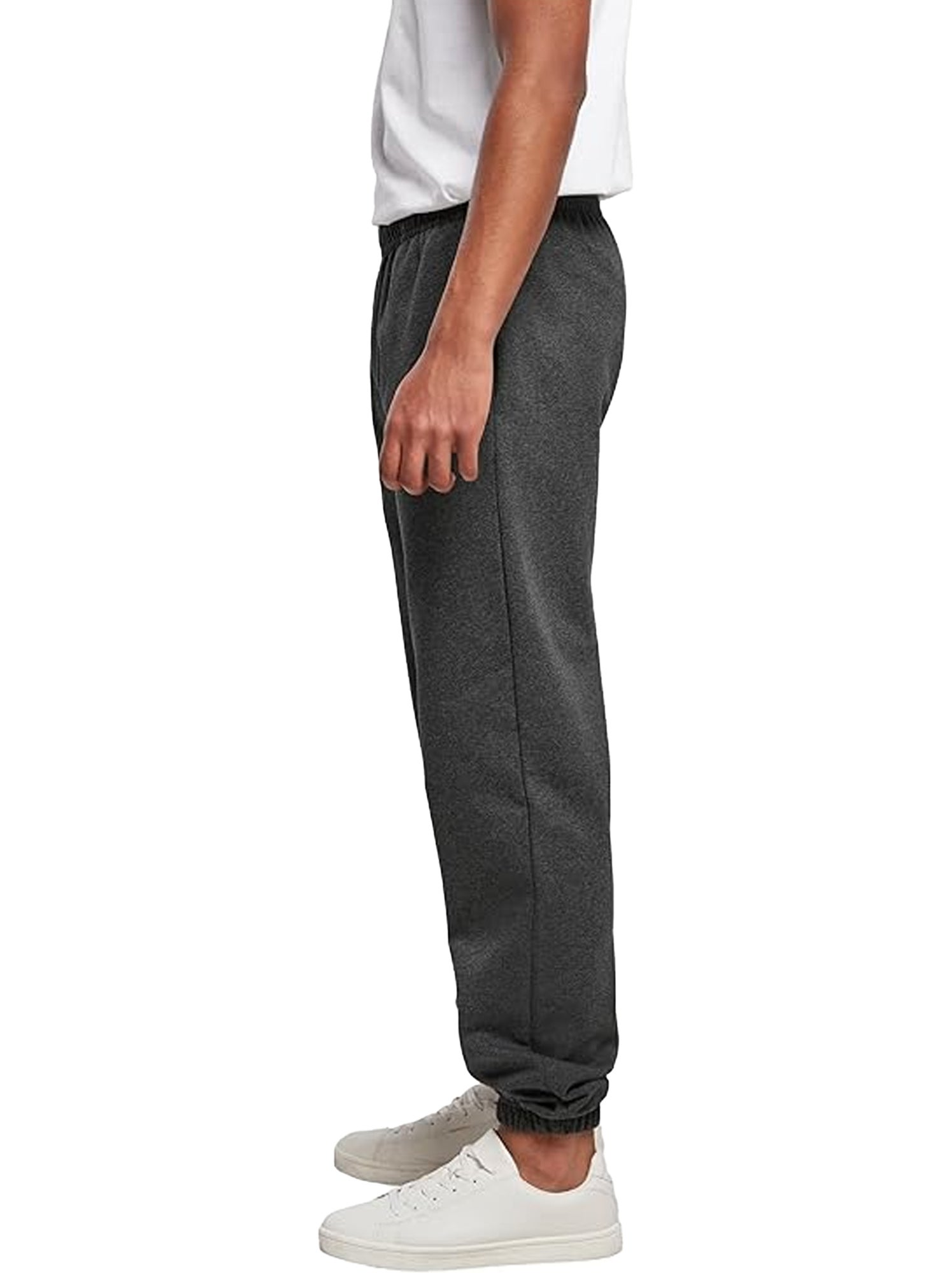 Pantalon de jogging basic - build your brand - Gris Noir