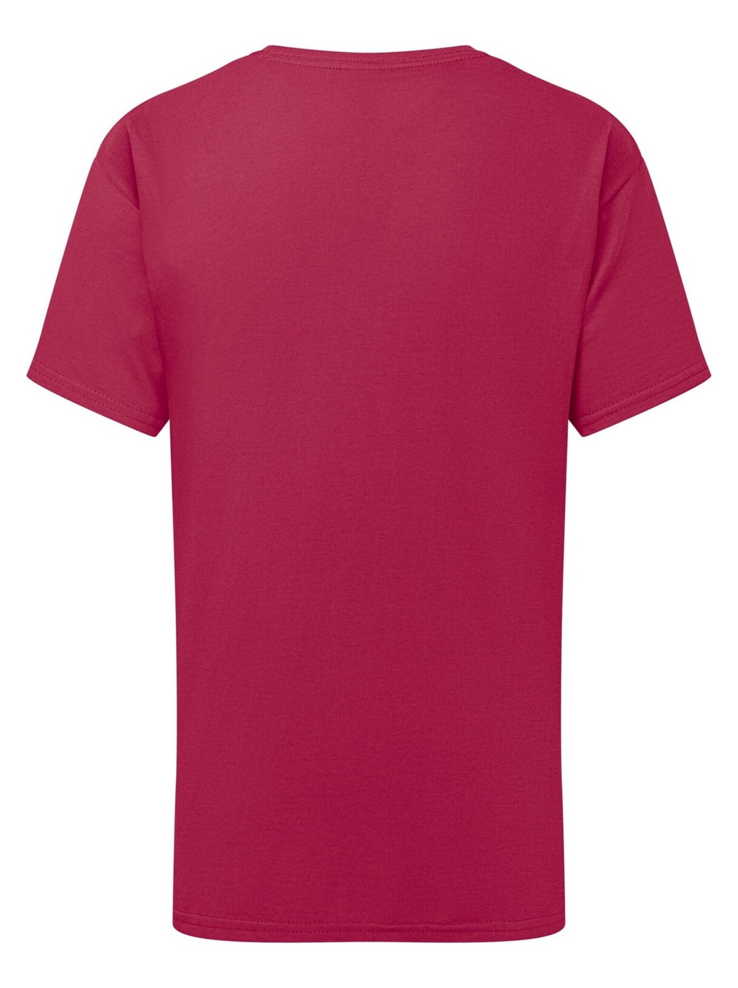 Fruit of the Loom - T-shirt ICONIC - Rouge bordeaux