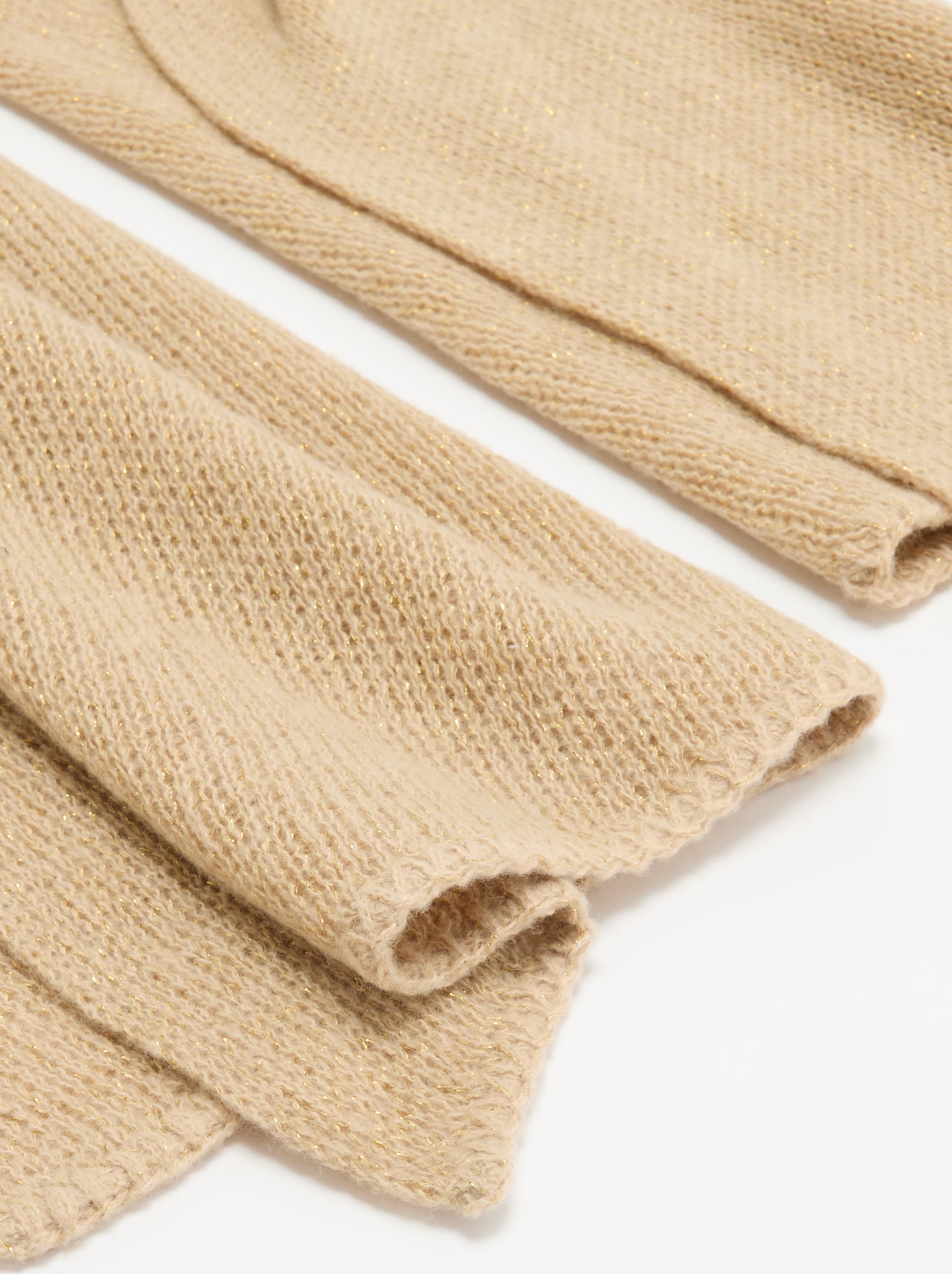 Echarpe avec fils brillants - Beige