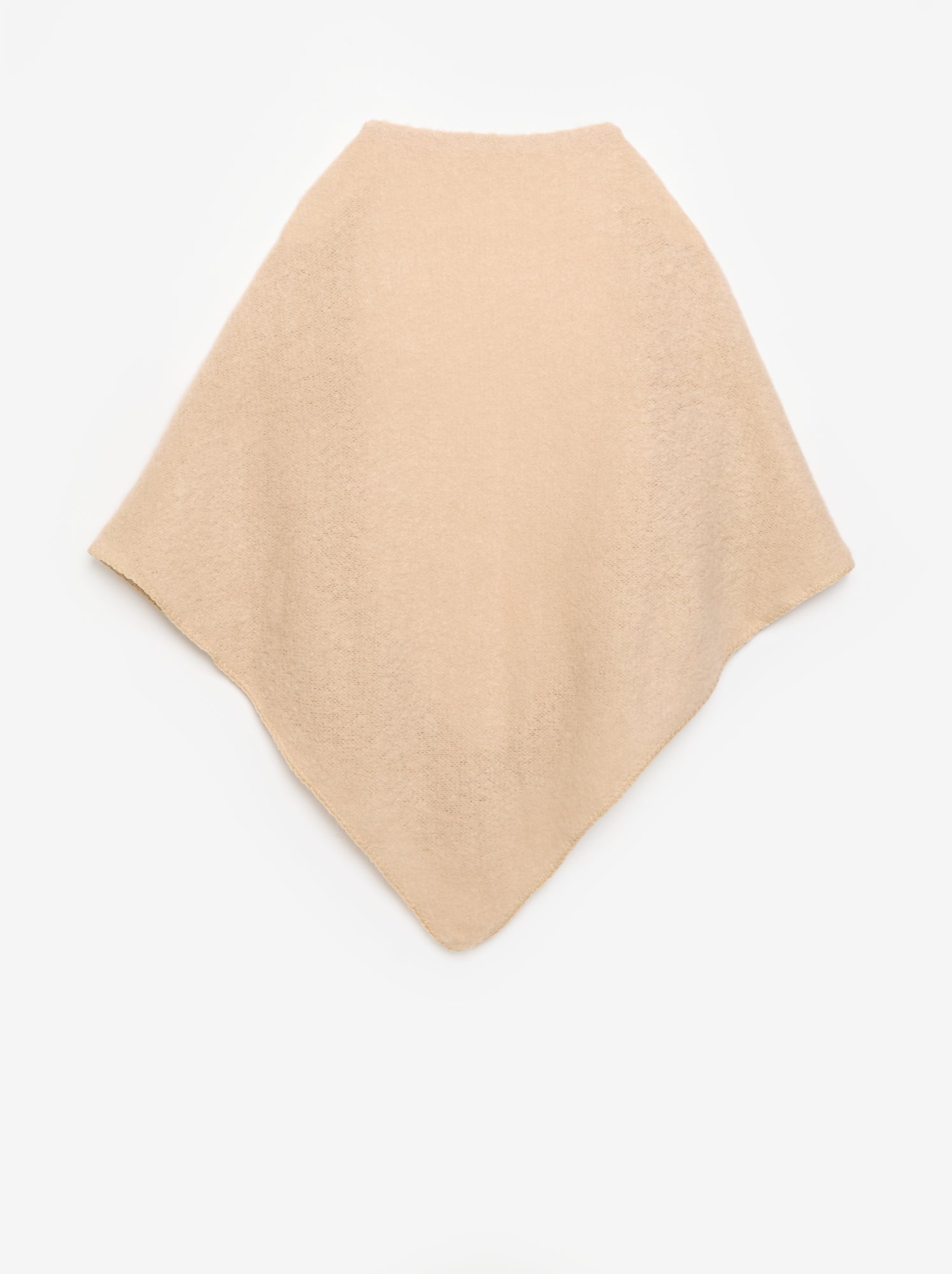 Echarpe unie forme triangle - Beige