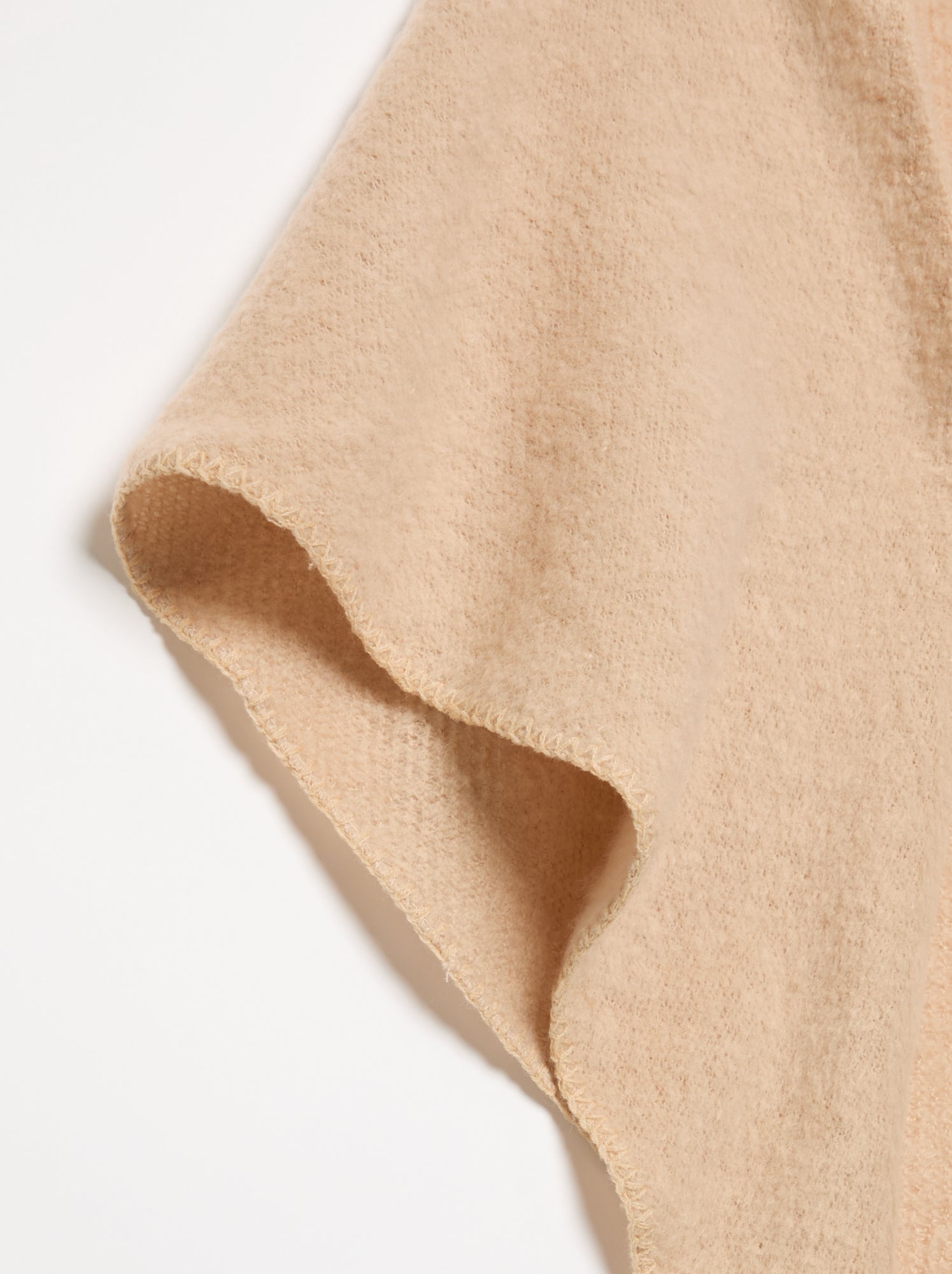 Echarpe unie forme triangle - Beige