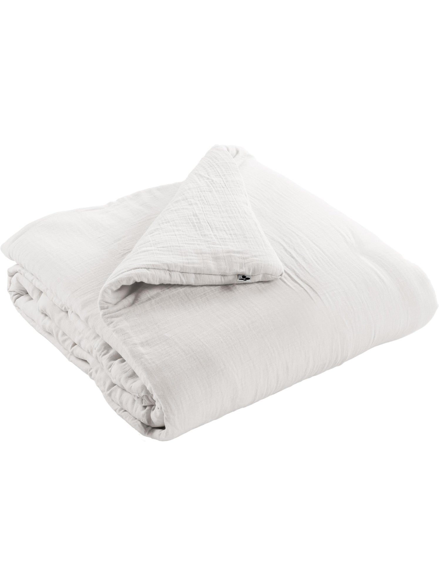 Édredon – double gaze de coton 125 gr/m² – ultra doux - gaïa - Blanc