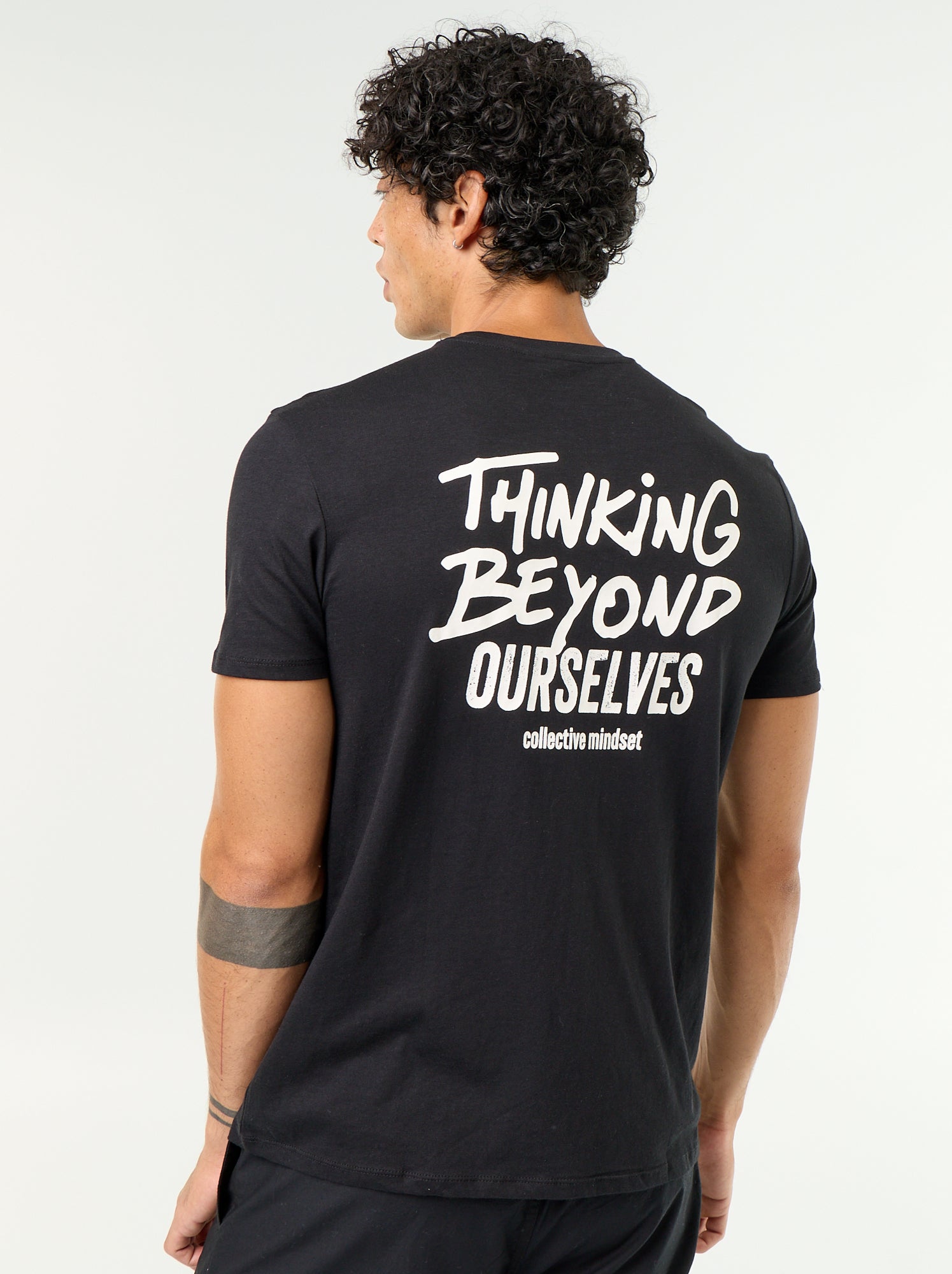 T-shirt imprimé fantaisie à manches courtes - Noir (FUT19_14)