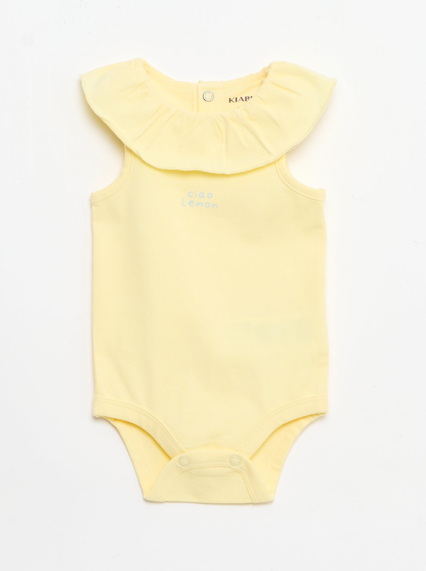 Ensemble 2 pièces body + culotte - Jaune