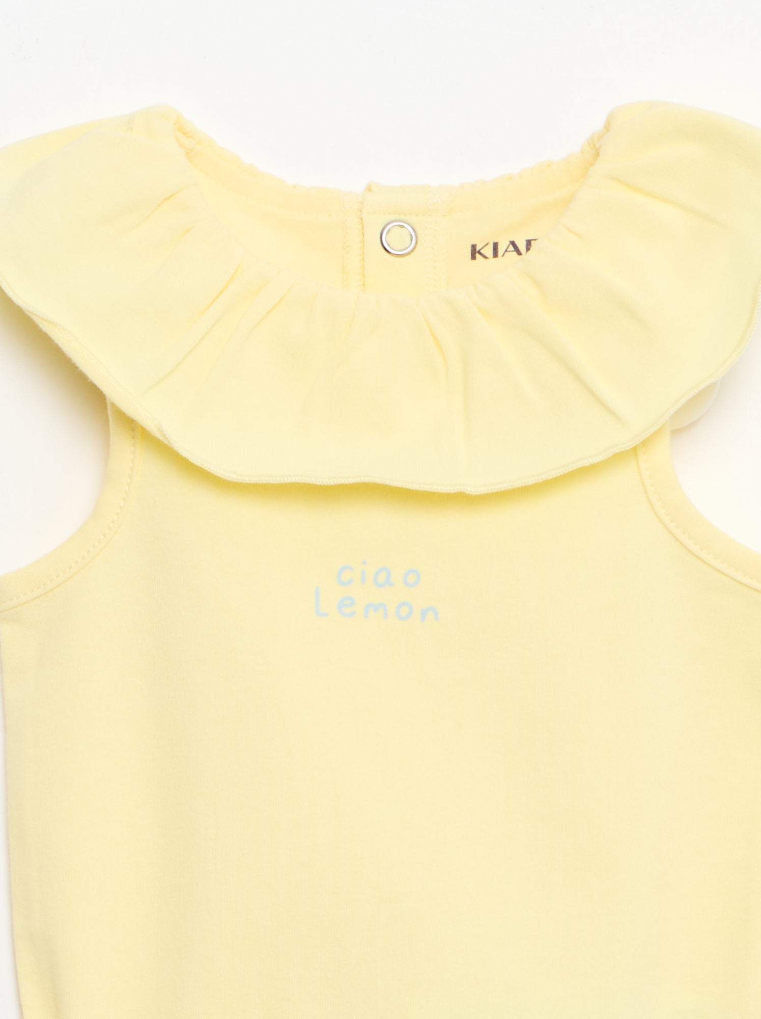 Ensemble 2 pièces body + culotte - Jaune