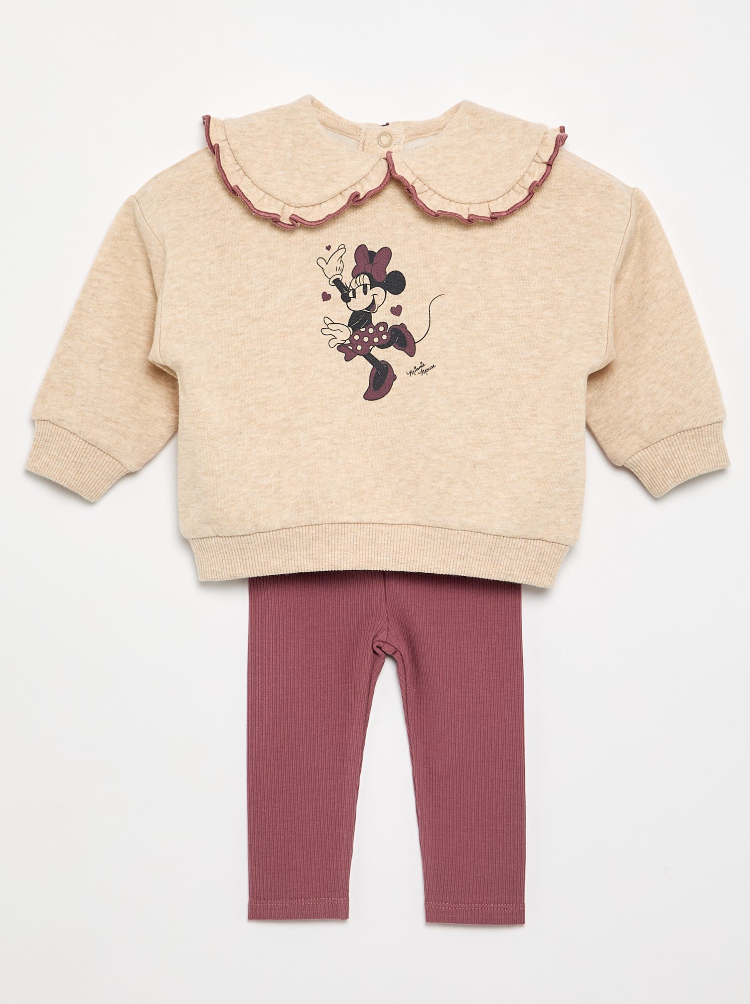 Ensemble 2 pièces 'Disney - Sweat + legging - Rose (GES55_2)