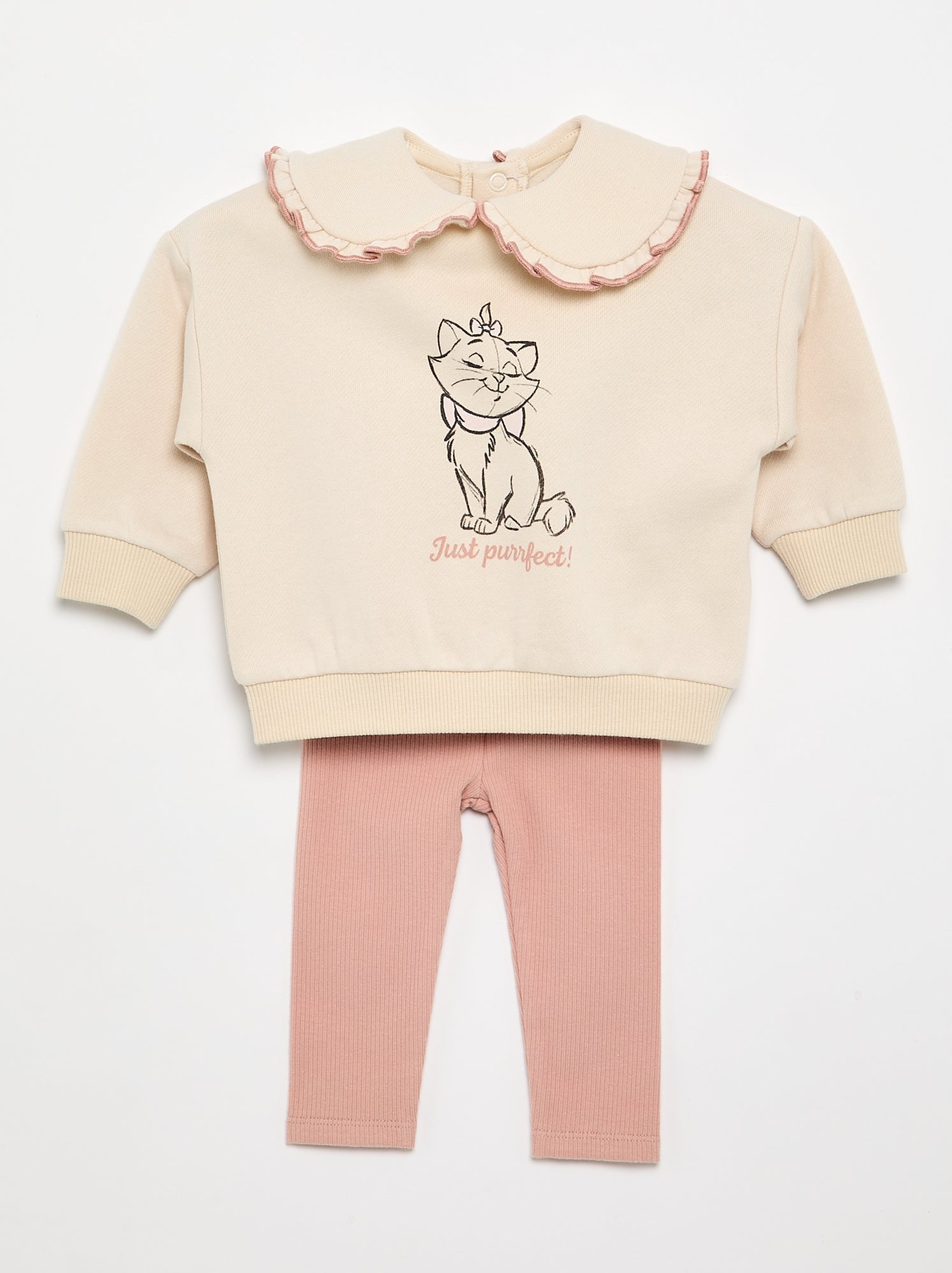 Ensemble 2 pièces 'Disney - Sweat + legging - Rose (GES55_3)