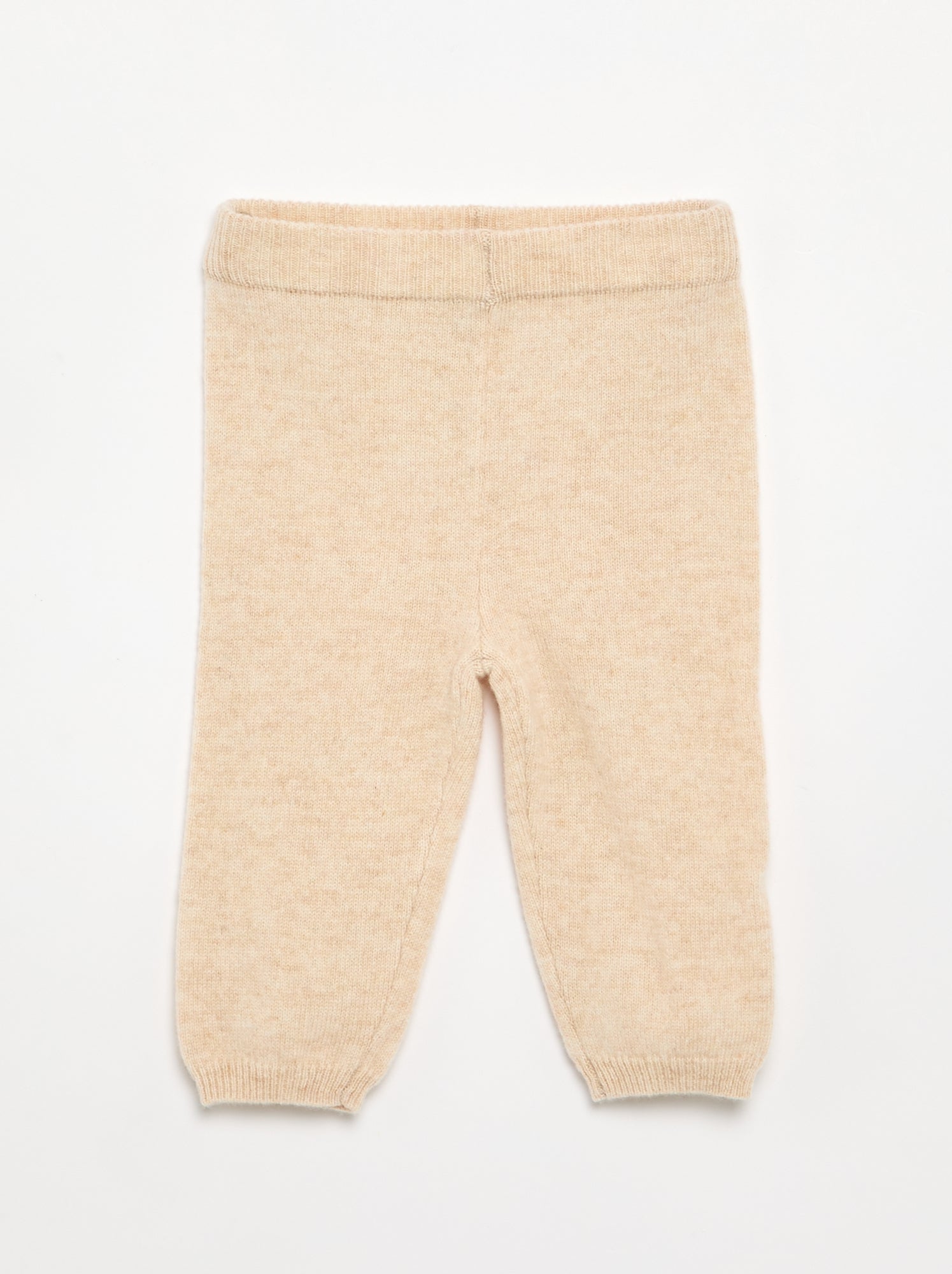 Ensemble 2 pièces en laine et cachemire - Premium - Beige
