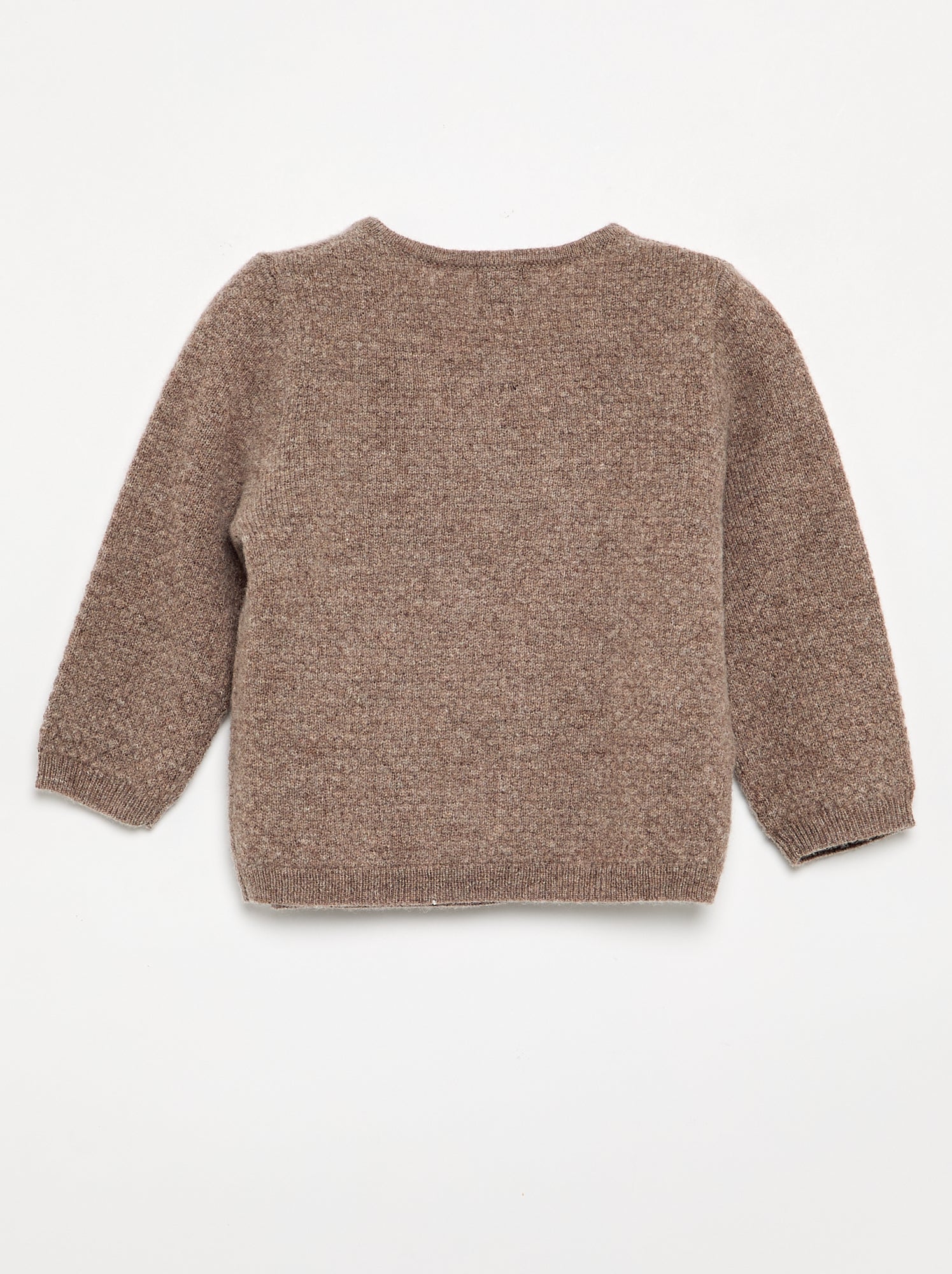Ensemble 2 pièces en laine et cachemire - Premium - Marron