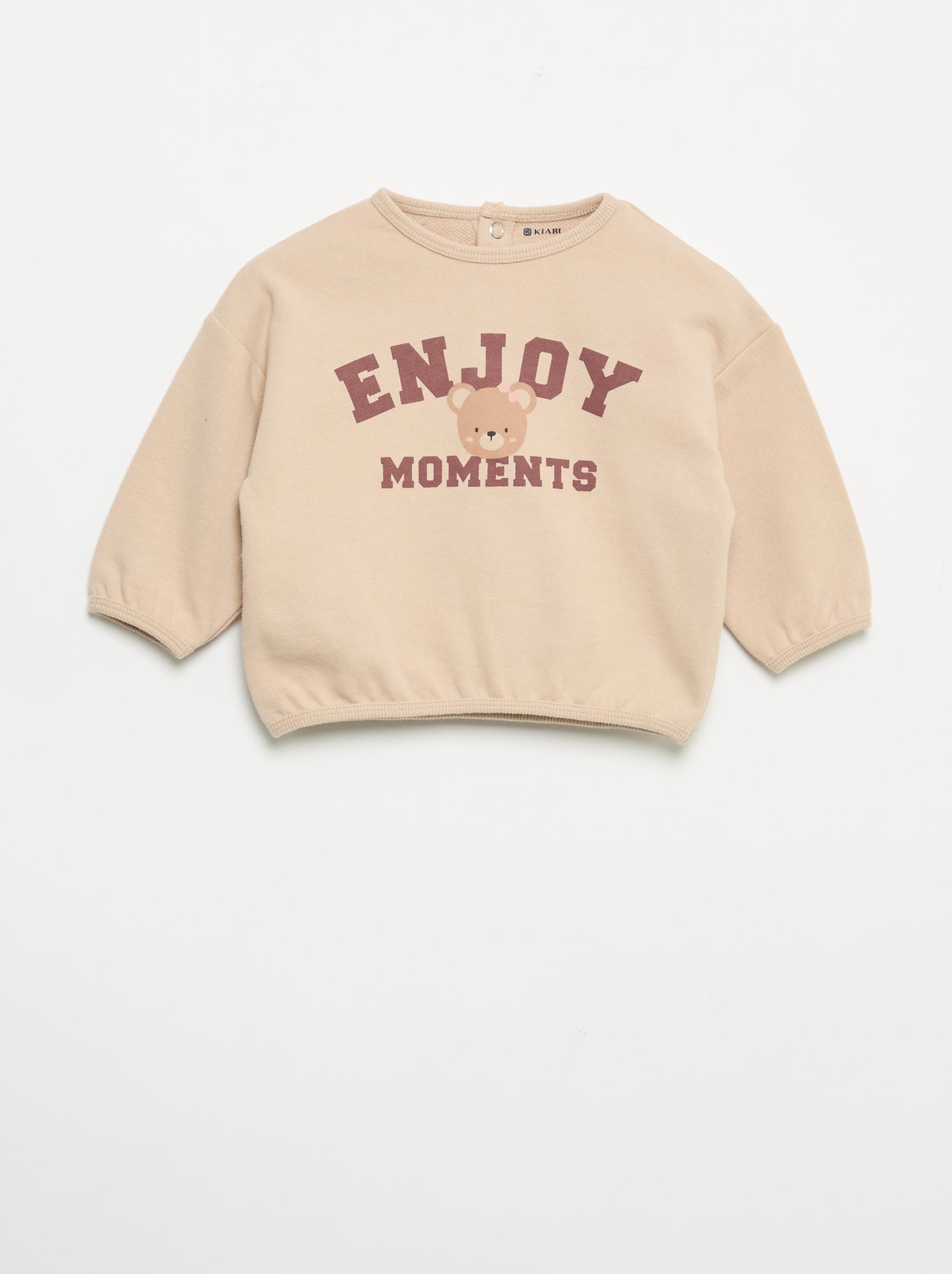 Ensemble 2 pièces en molleton - Beige