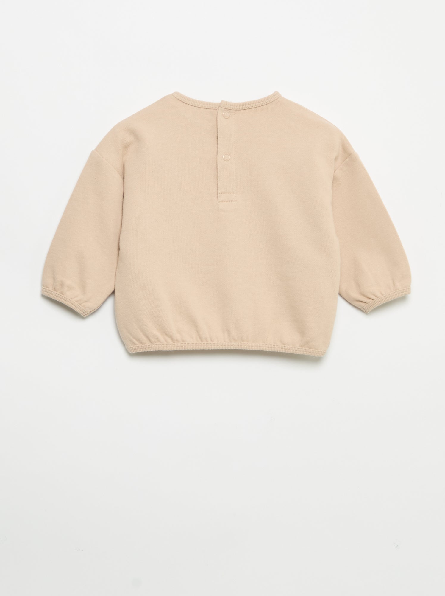 Ensemble 2 pièces en molleton - Beige
