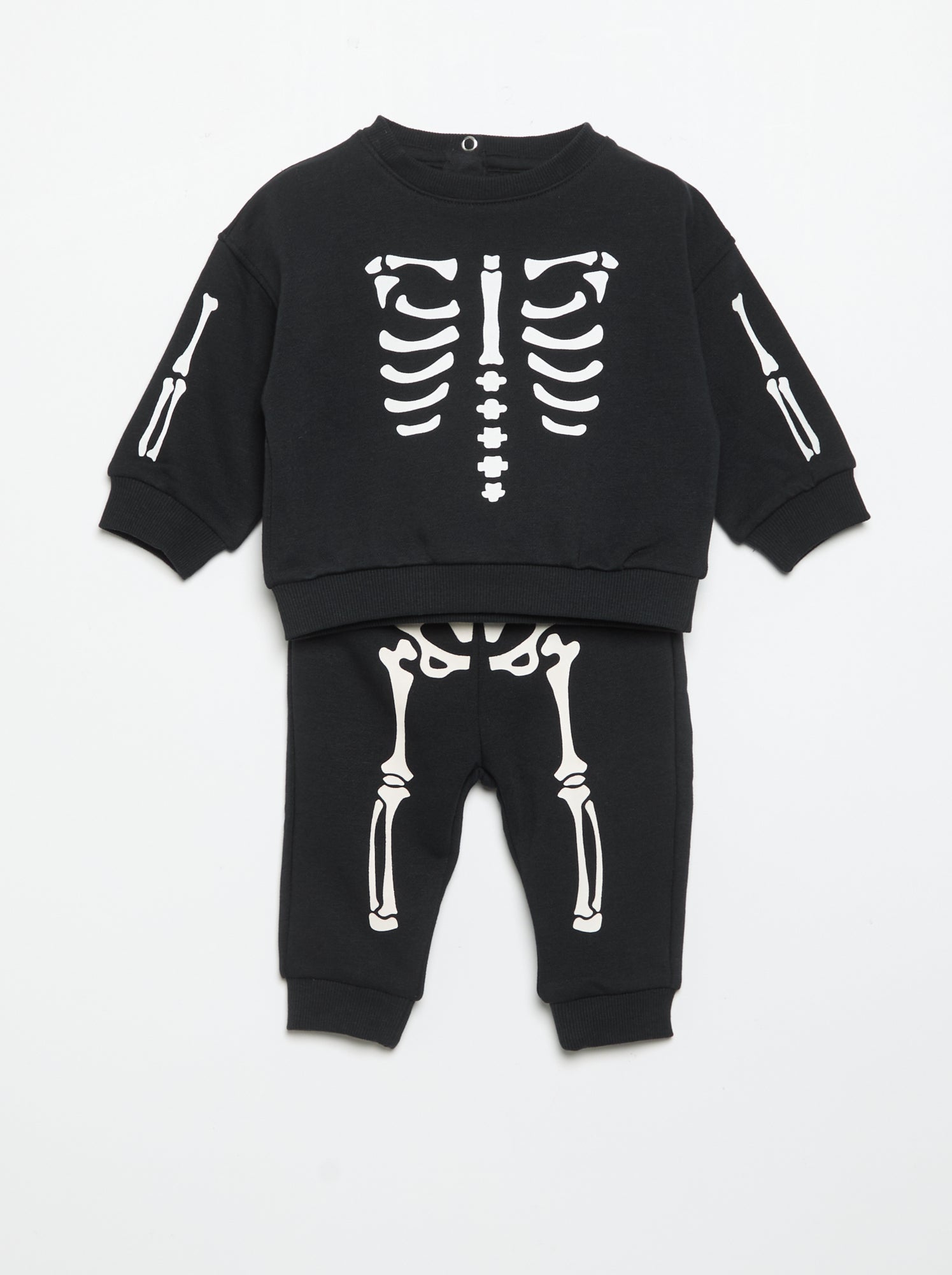 Ensemble 2 pièces 'Halloween' - Sweat + pantalon de jogging - Noir
