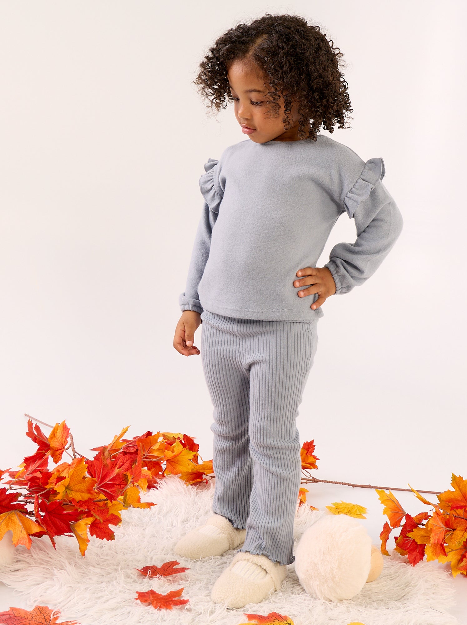 Ensemble 2 pièces - pull + legging - Bleu
