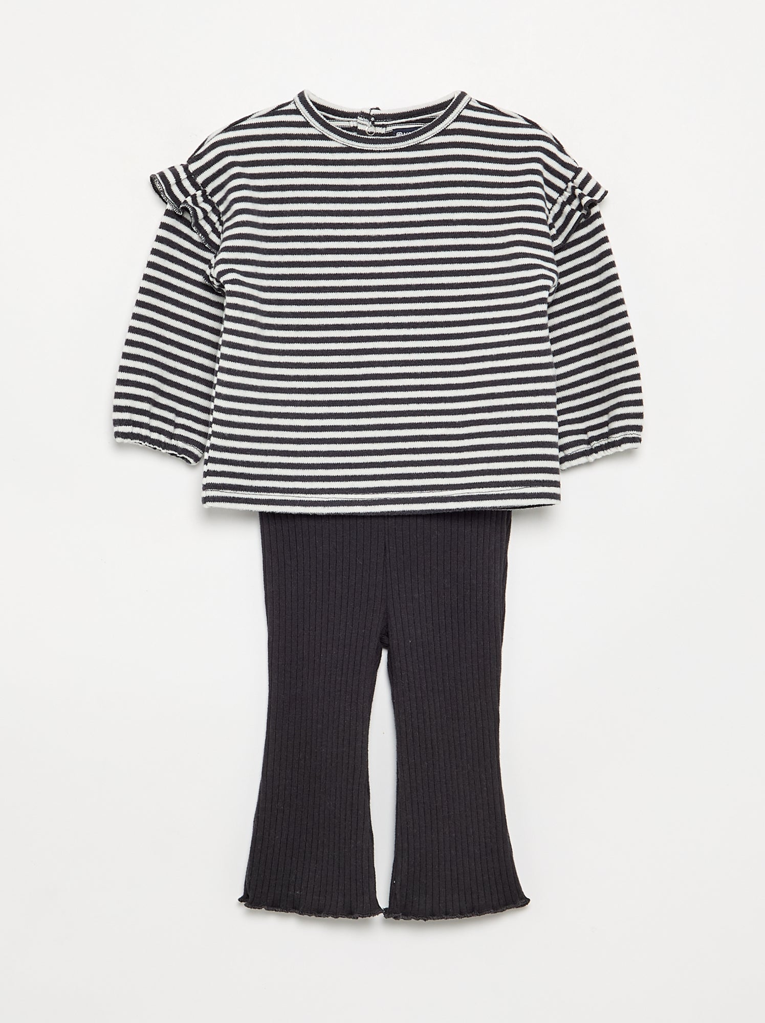 Ensemble 2 pièces - pull + legging - Gris