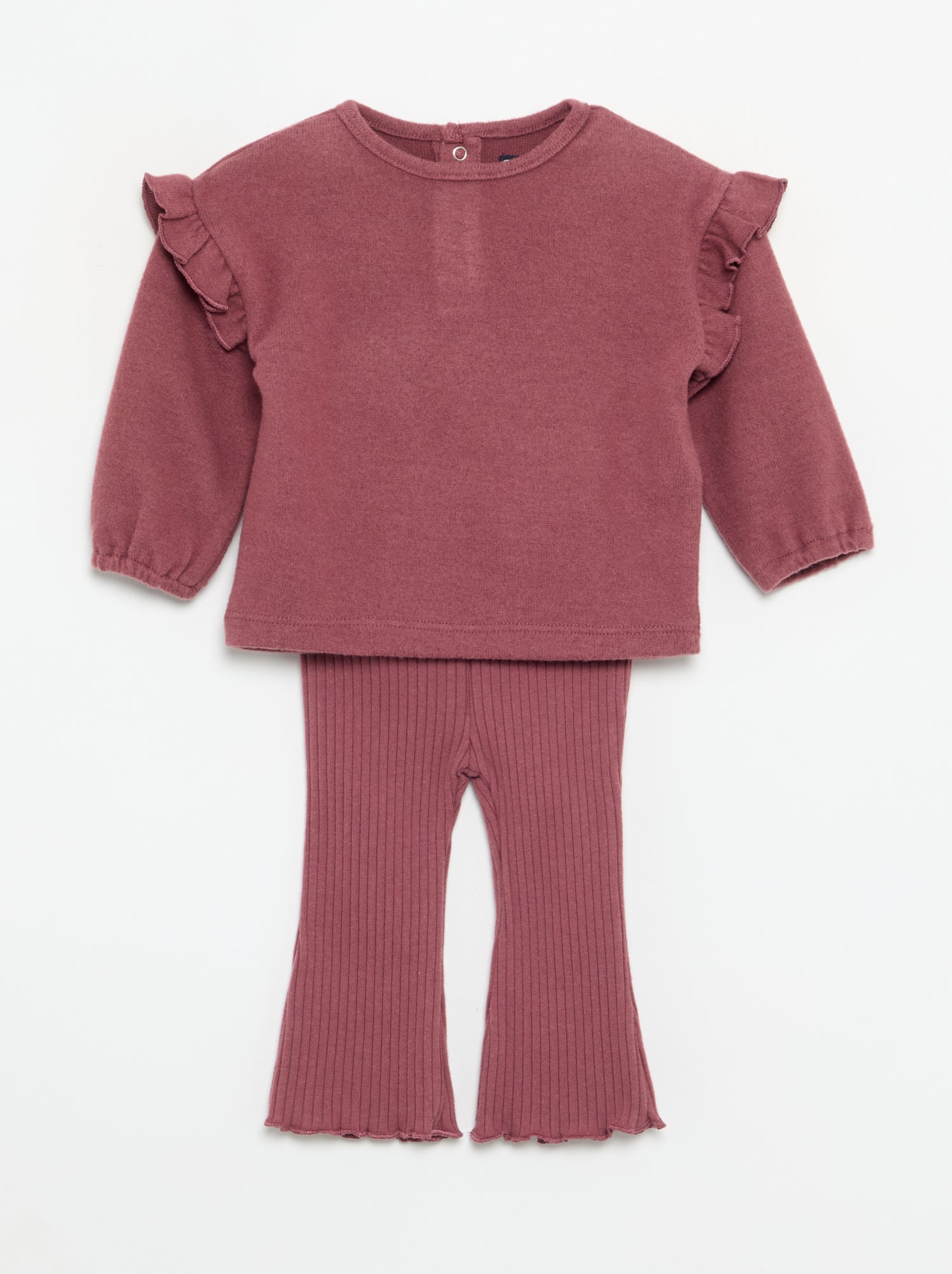 Ensemble 2 pièces - pull + legging - Rose