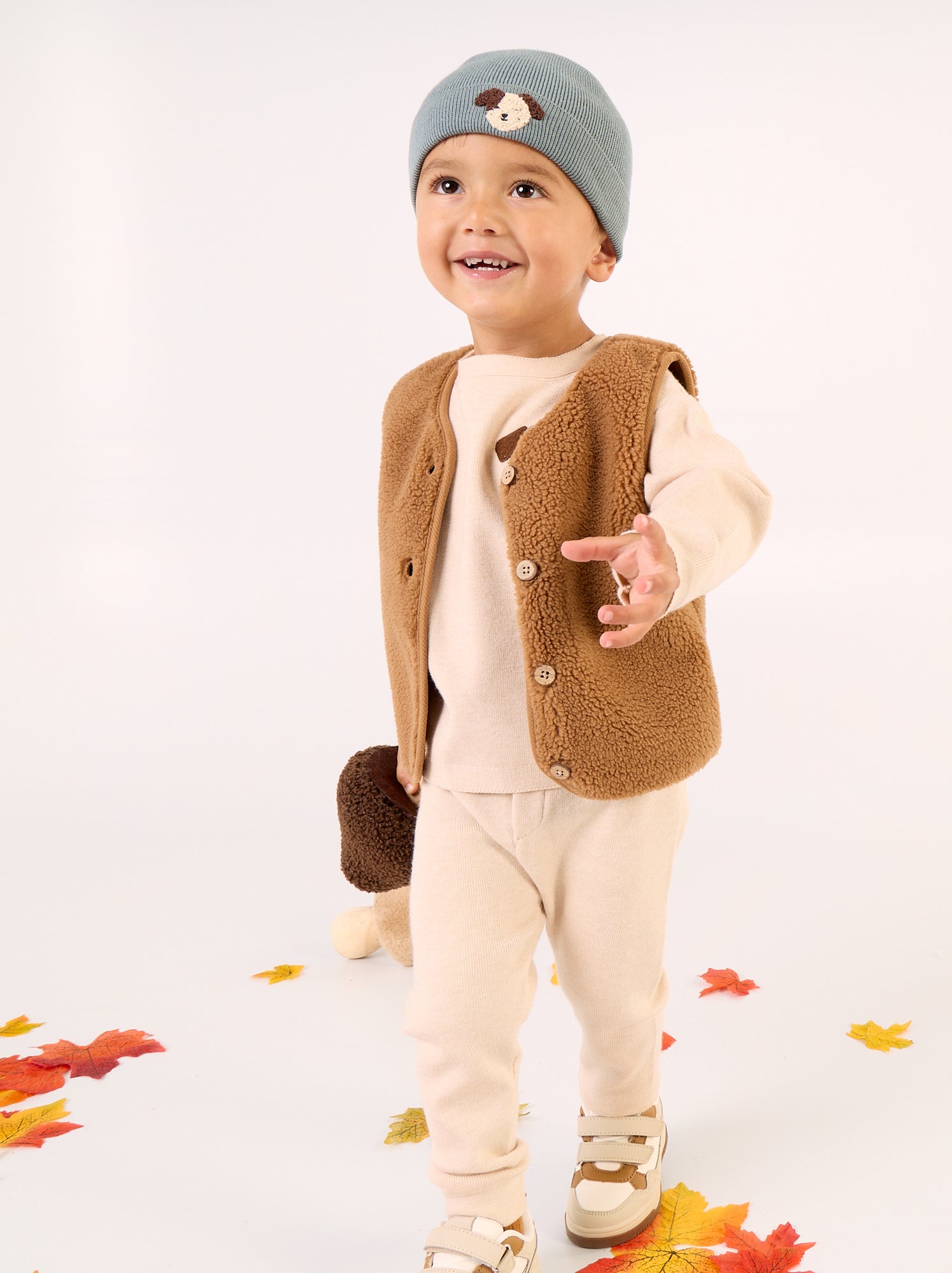 Ensemble 2 pièces - Pull + pantalon - Beige