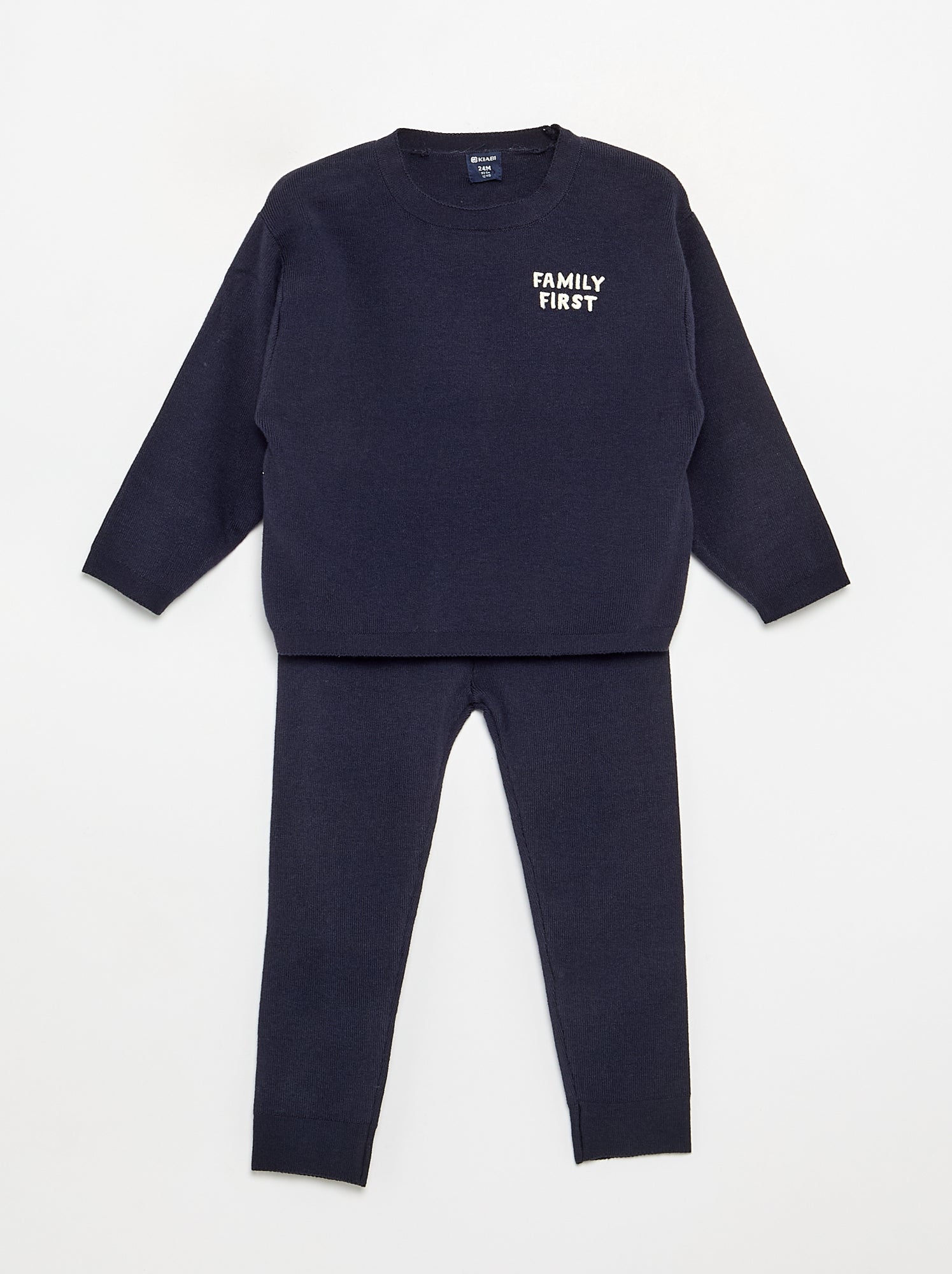 Ensemble 2 pièces - Pull + pantalon - Bleu
