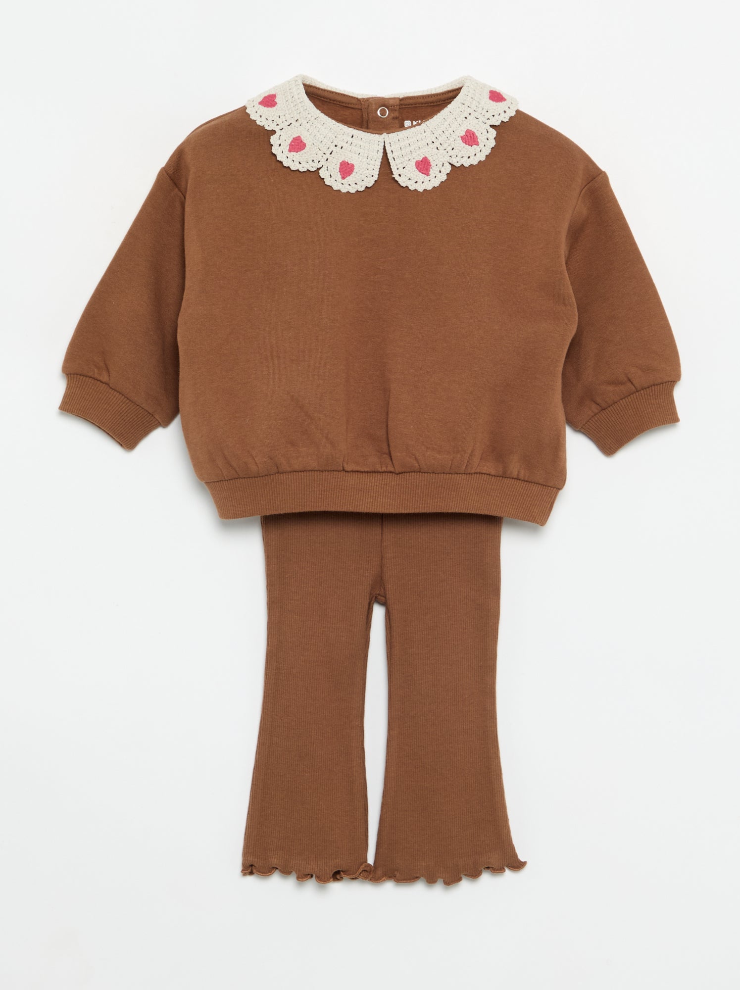 Ensemble 2 pièces - sweat + legging - Marron