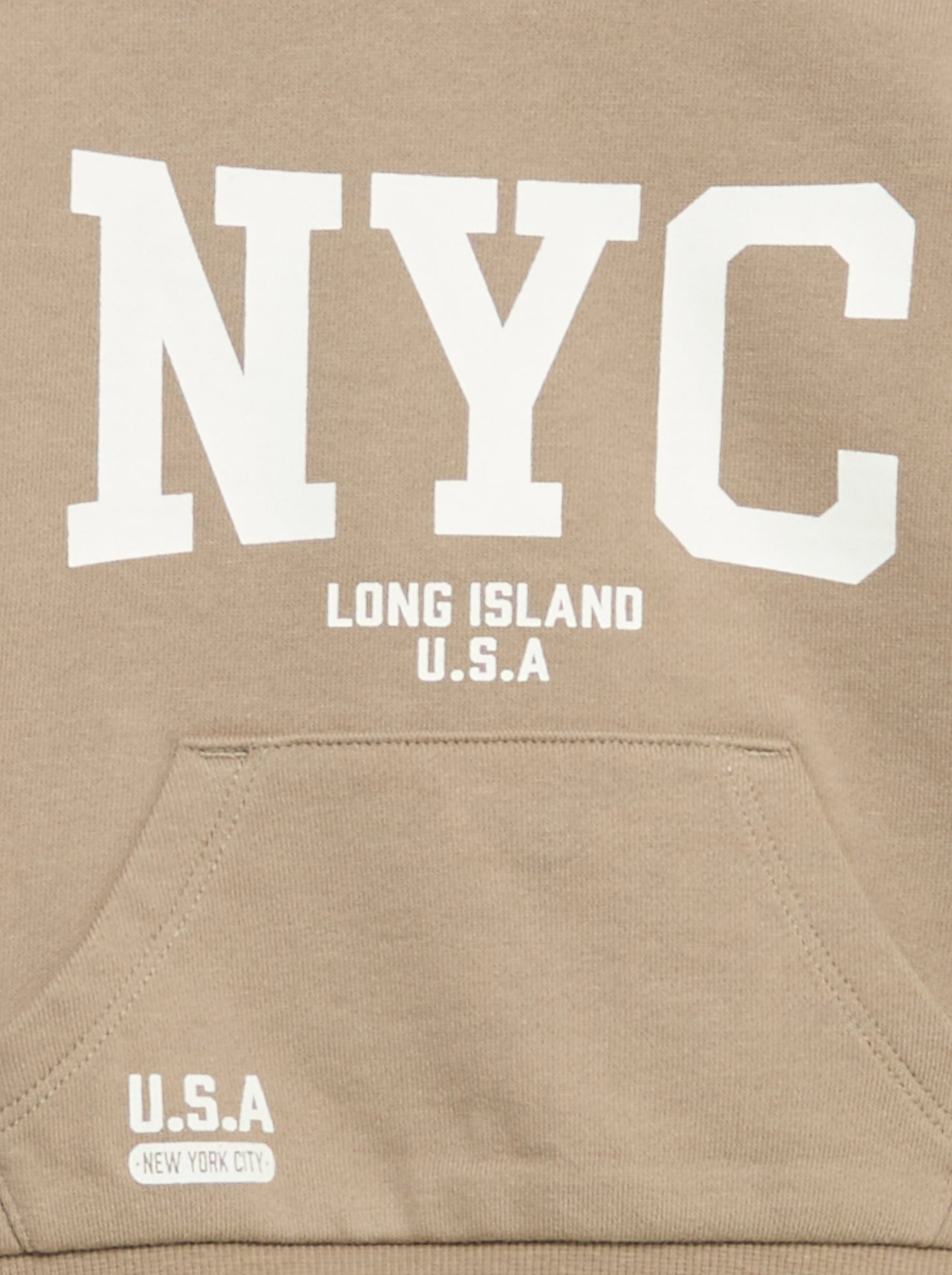 Ensemble 2 pièces - sweat + pantalon de jogging - Beige