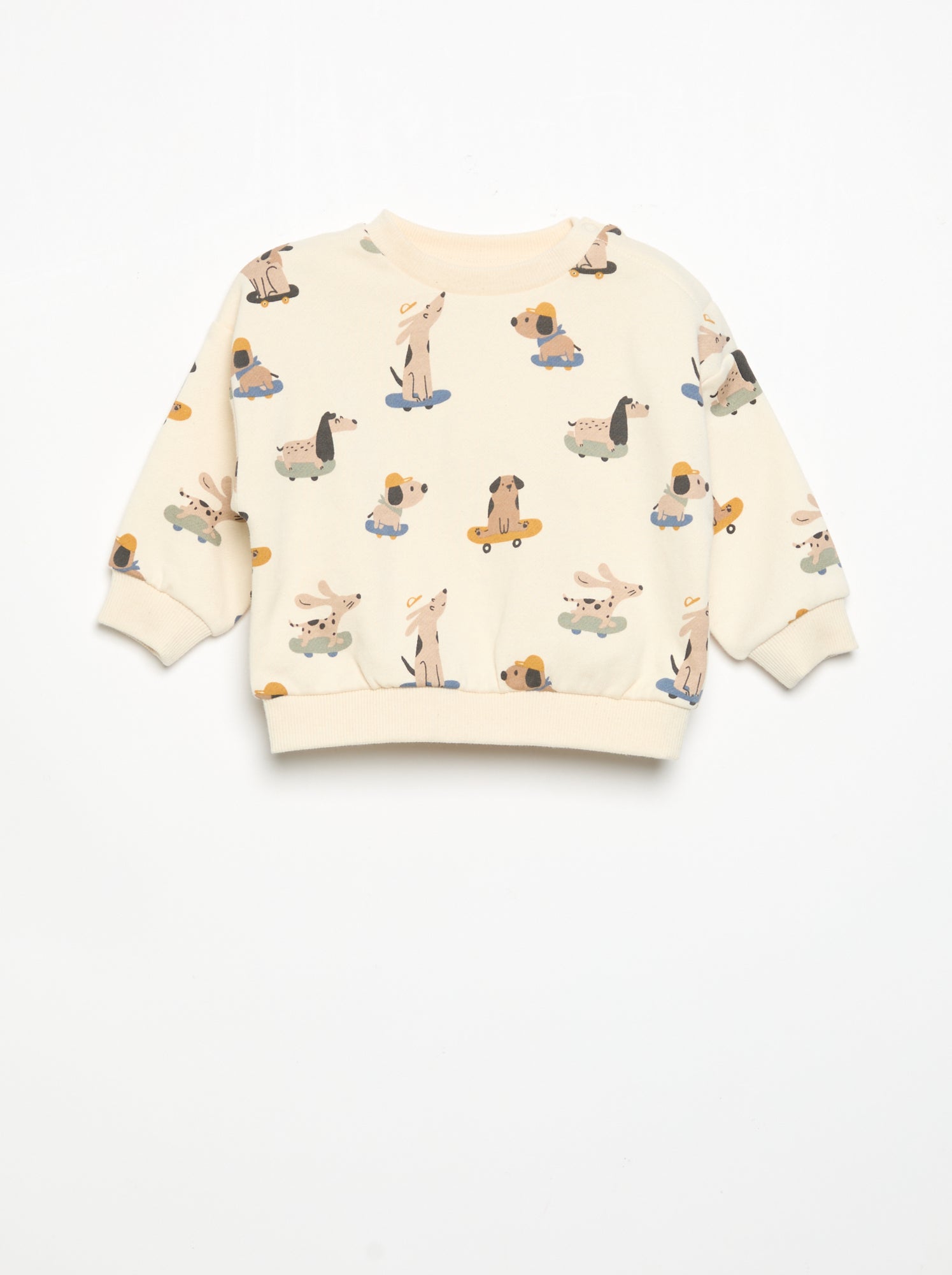 Ensemble 2 pièces - Sweat + pantalon de jogging - Blanc