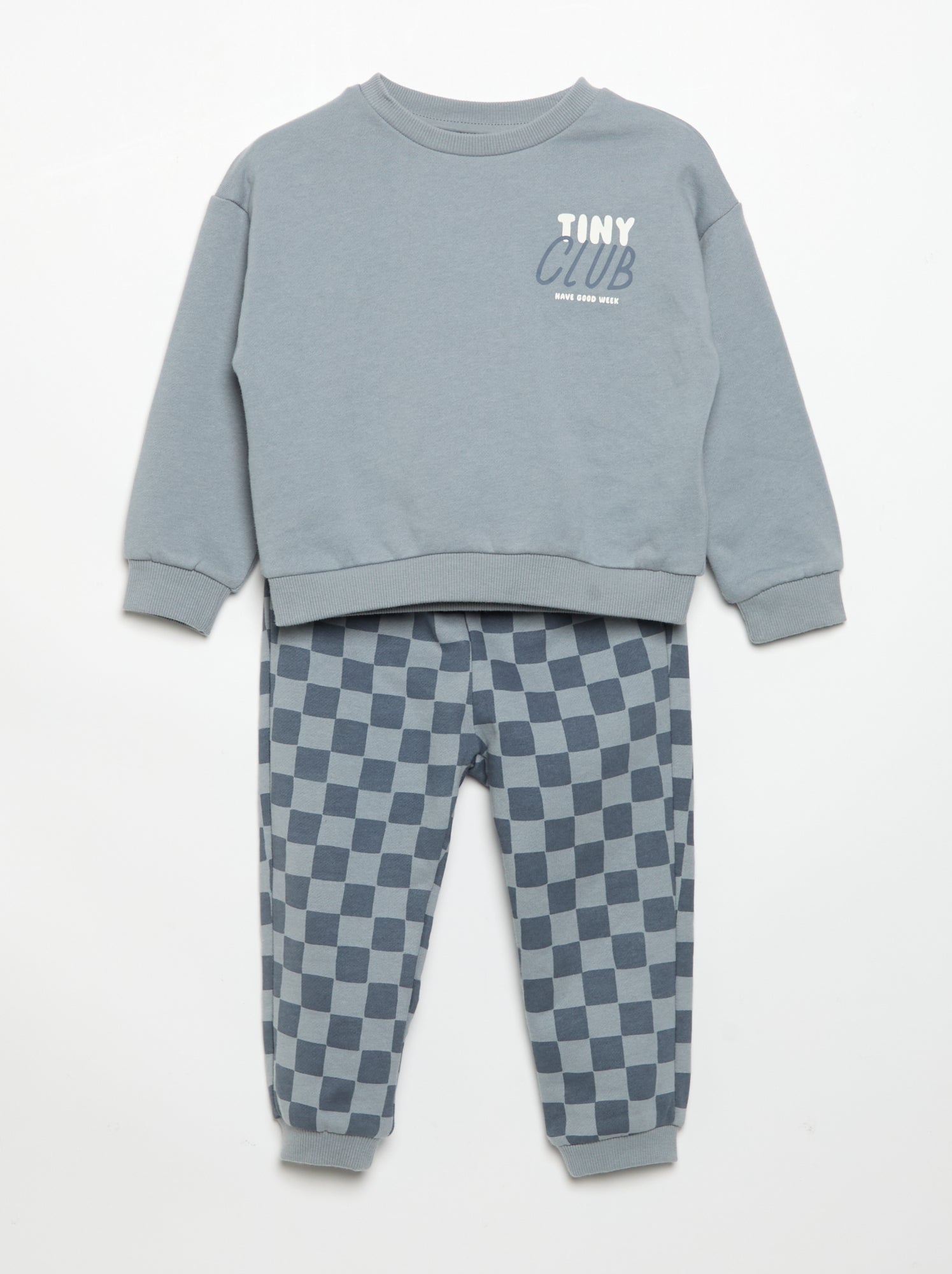 Ensemble 2 pièces - Sweat + pantalon de jogging - Gris
