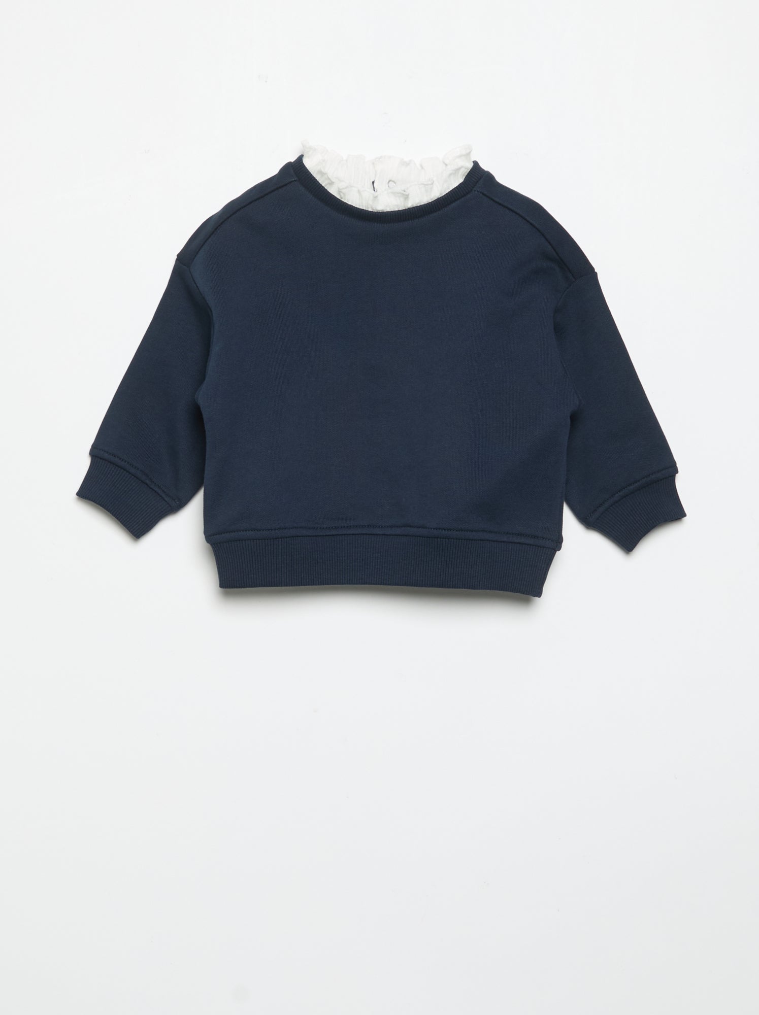 Ensemble 2 pièces - Sweat + pantalon large - Bleu