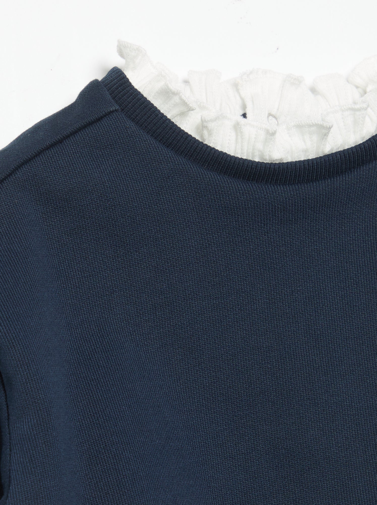 Ensemble 2 pièces - Sweat + pantalon large - Bleu