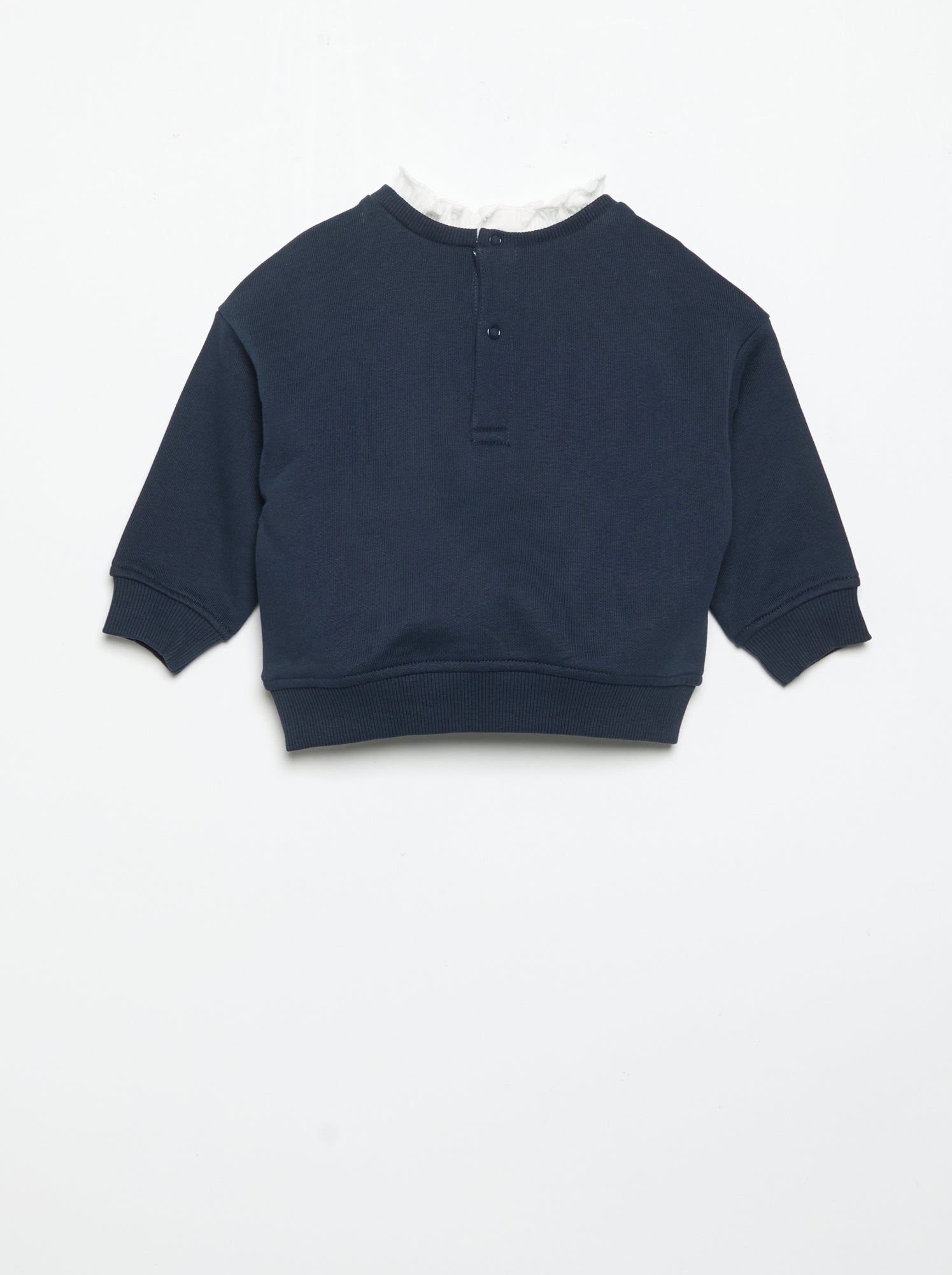 Ensemble 2 pièces - Sweat + pantalon large - Bleu