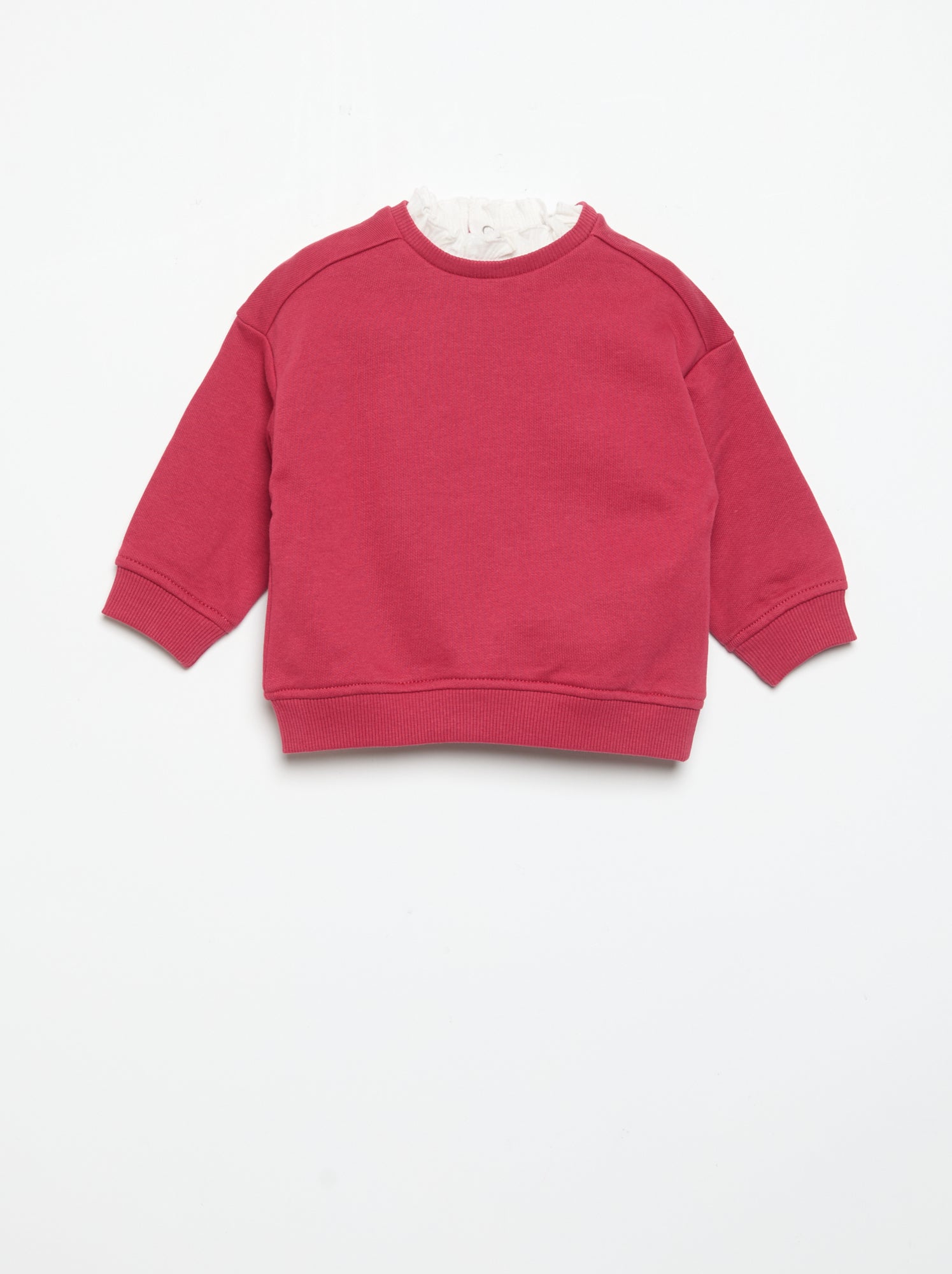 Ensemble 2 pièces - Sweat + pantalon large - Rose