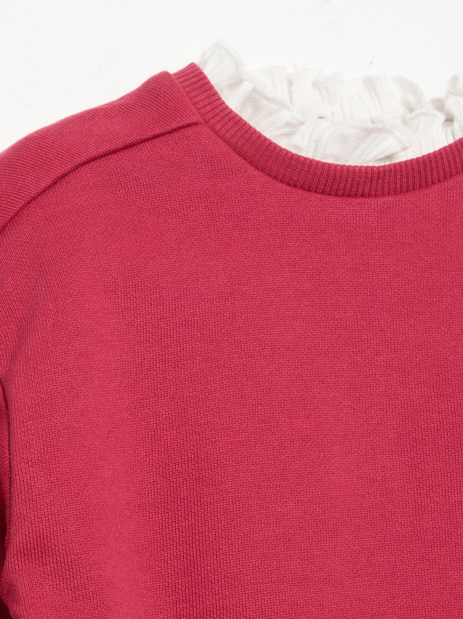 Ensemble 2 pièces - Sweat + pantalon large - Rose