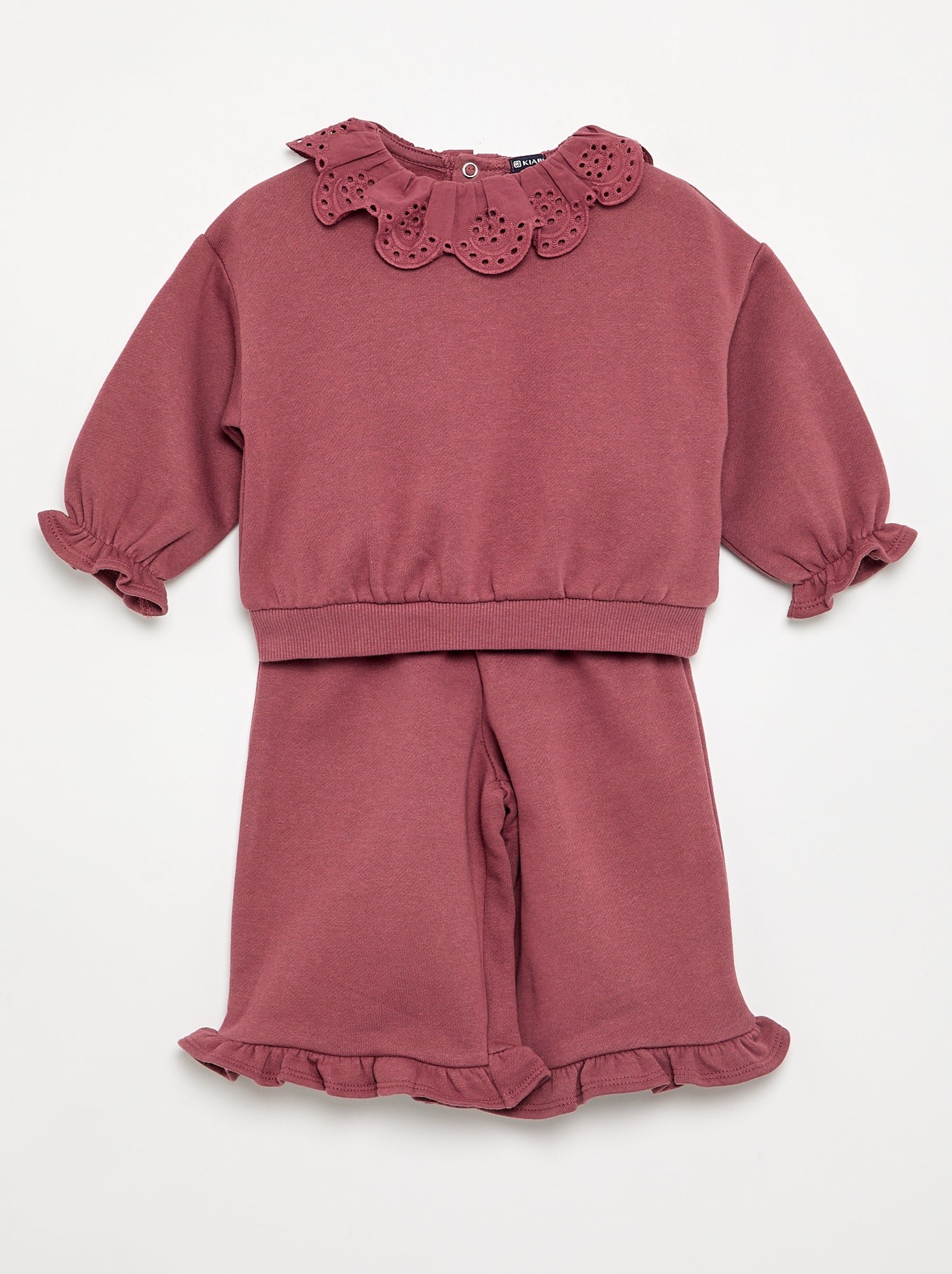 Ensemble 2 pièces - sweat + pantalon - Rose (GES80_1)