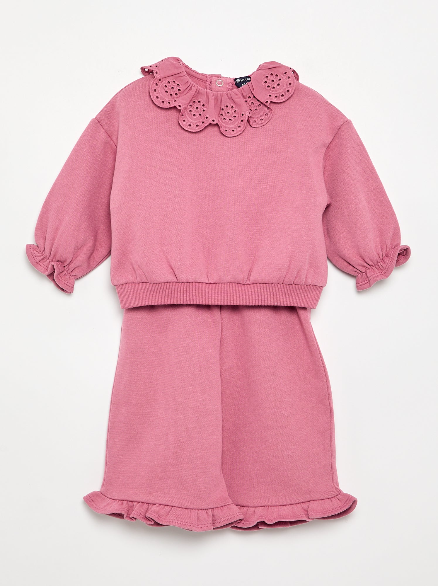 Ensemble 2 pièces - sweat + pantalon - Rose (GES80_4)
