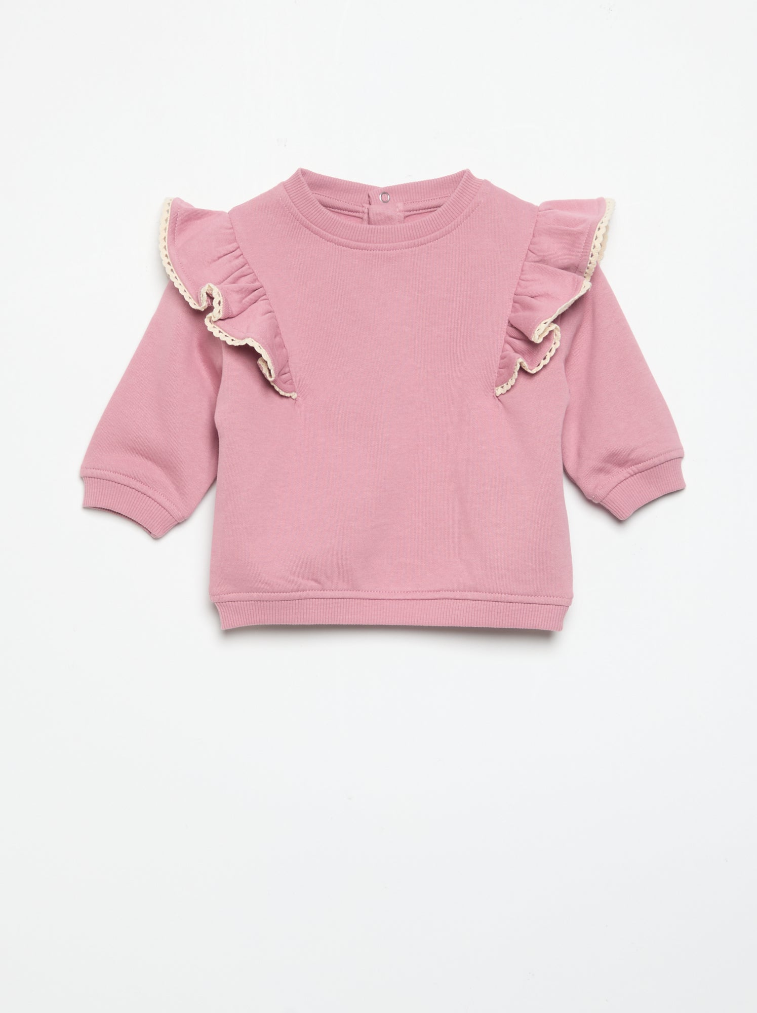 Ensemble 2 pièces : sweat-shirt + legging - Blanc