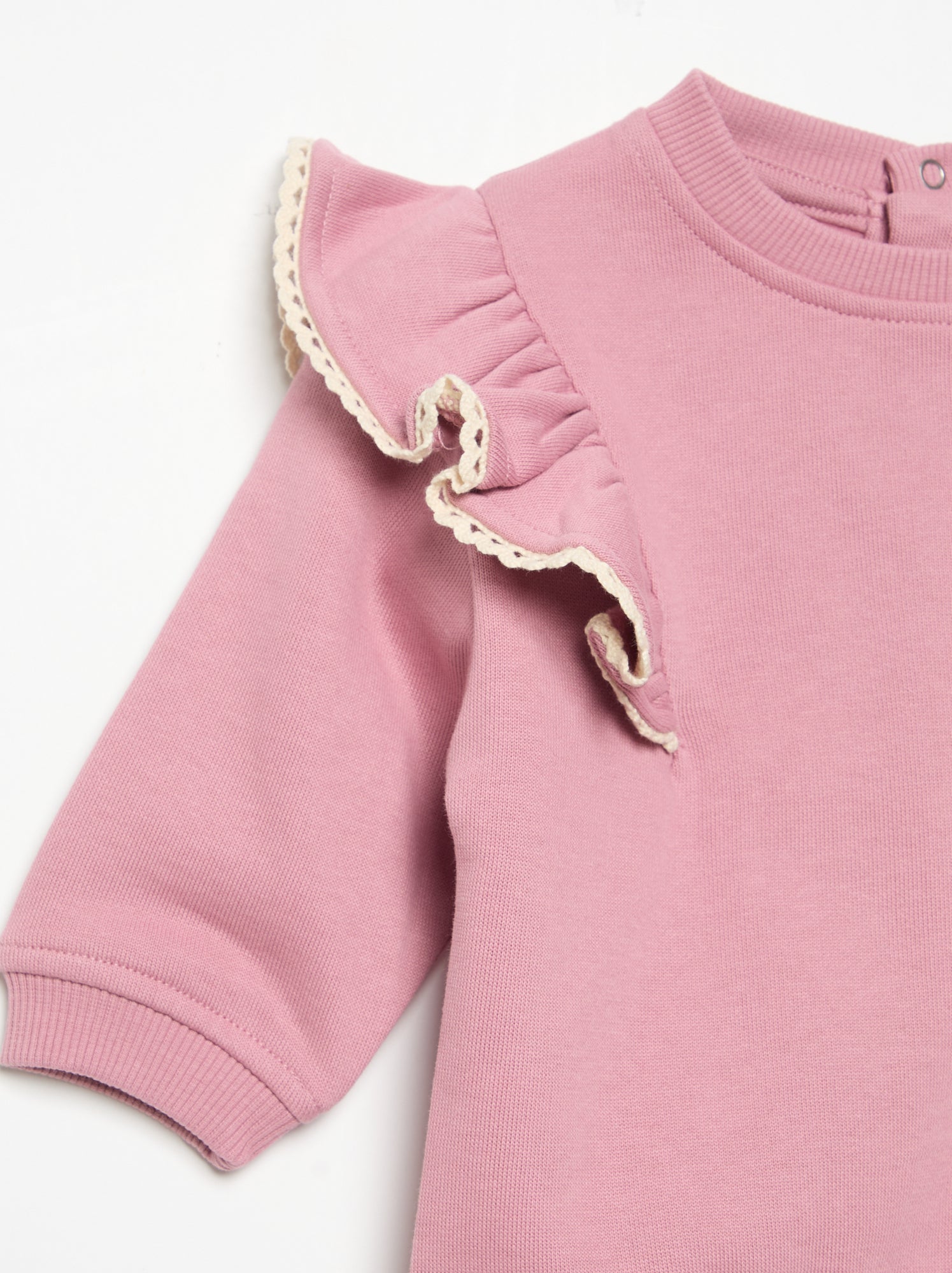 Ensemble 2 pièces : sweat-shirt + legging - Blanc