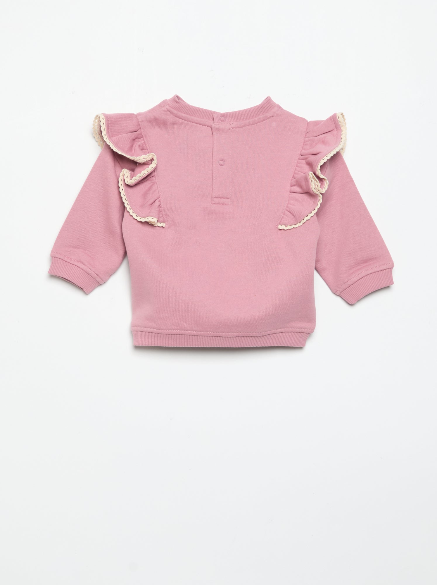 Ensemble 2 pièces : sweat-shirt + legging - Blanc