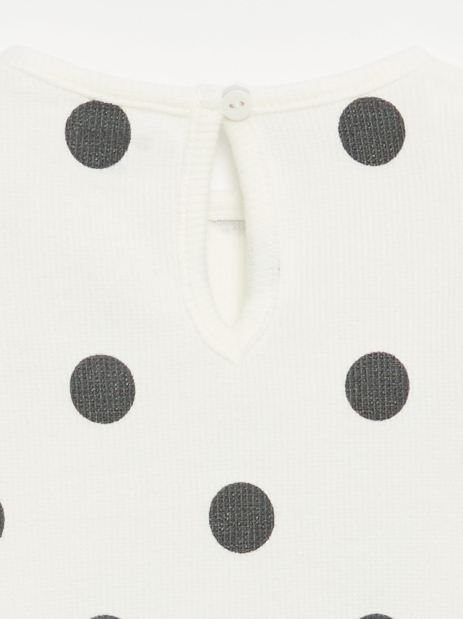 Ensemble 2 pièces - T-shirt à manches longues + legging - Blanc (FXE32_3)
