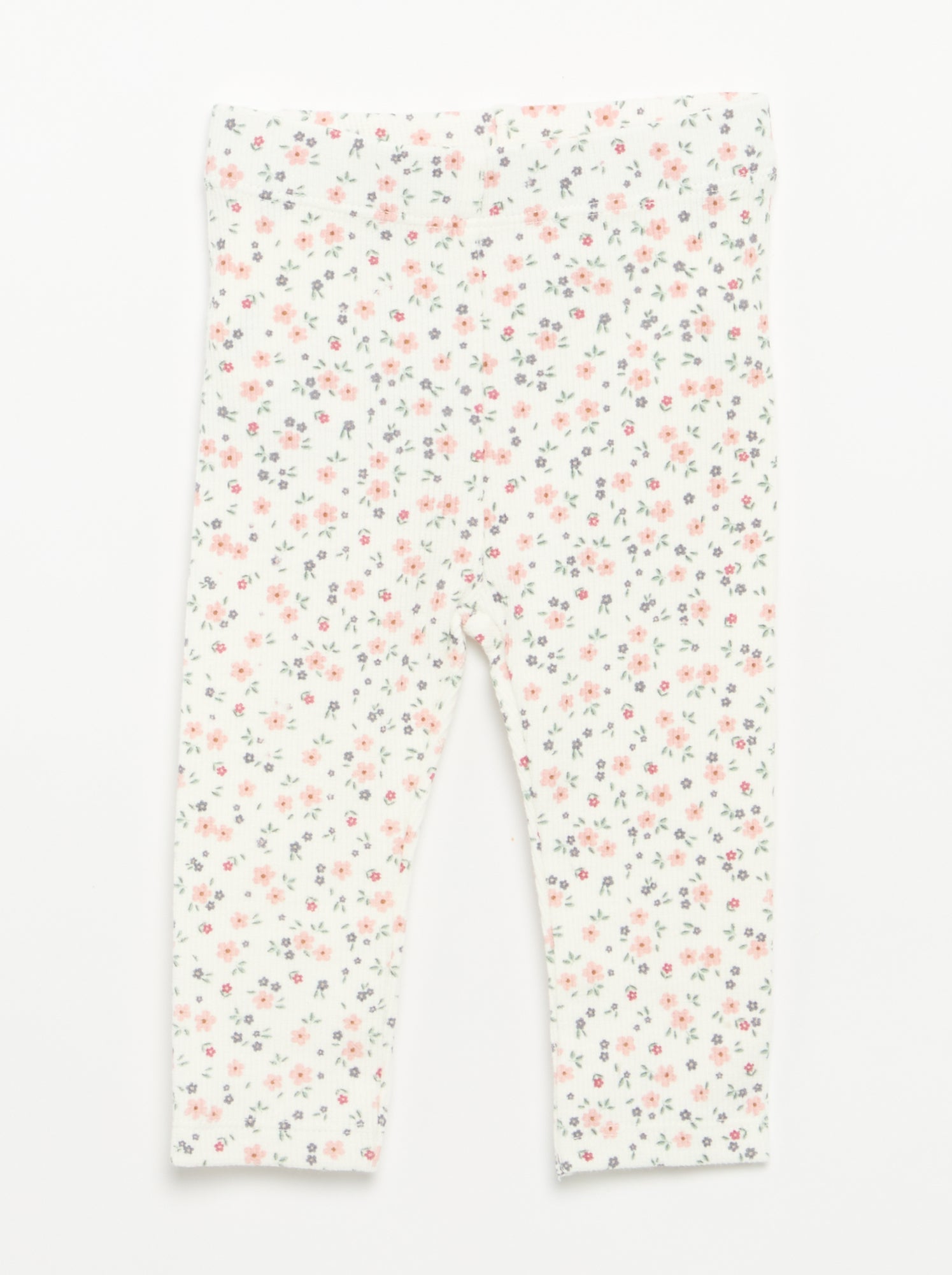 Ensemble 2 pièces - T-shirt à manches longues + legging - Rose (FXE32_1)