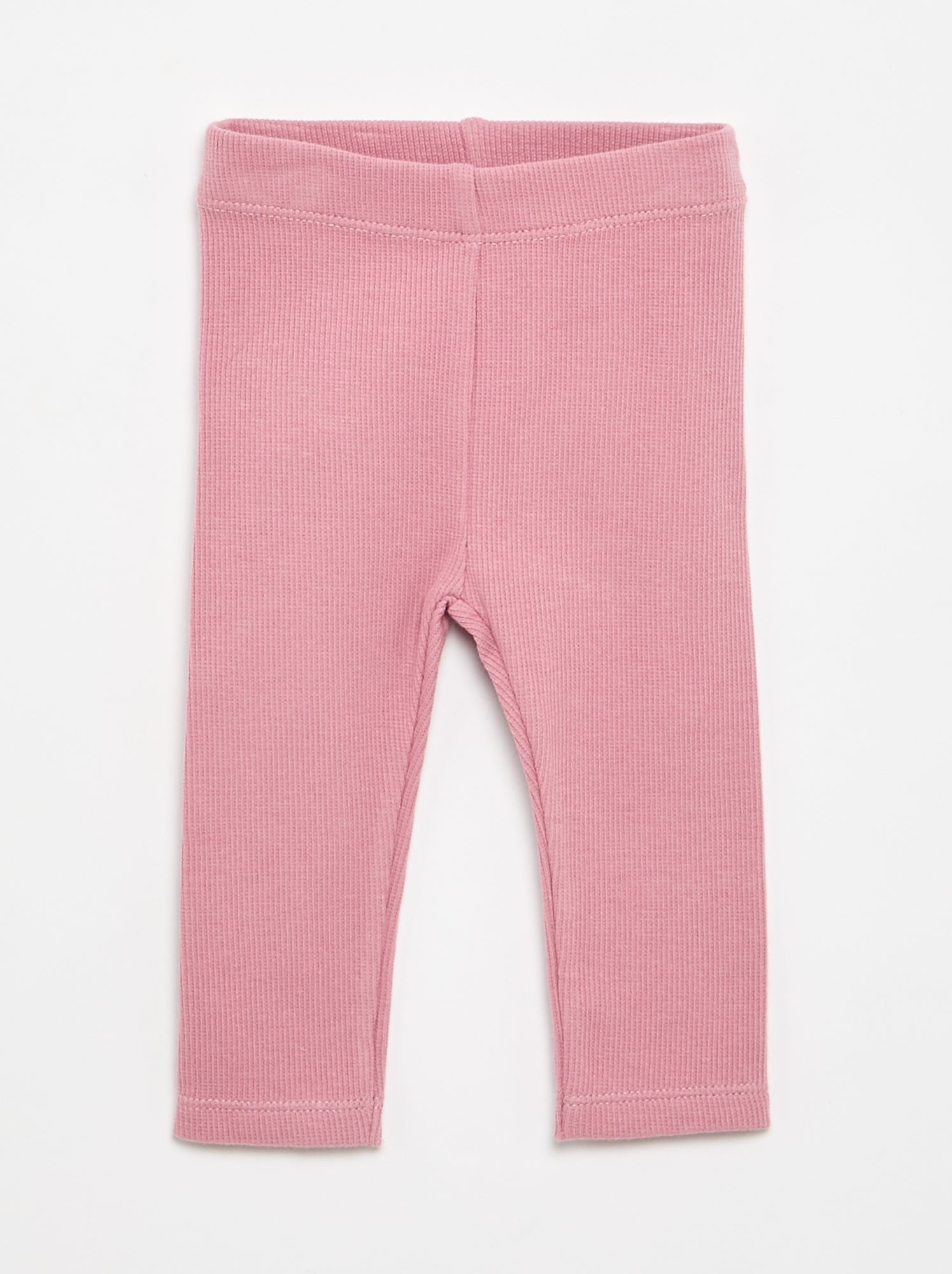 Ensemble 2 pièces - T-shirt à manches longues + legging - Rose (FXE32_4)