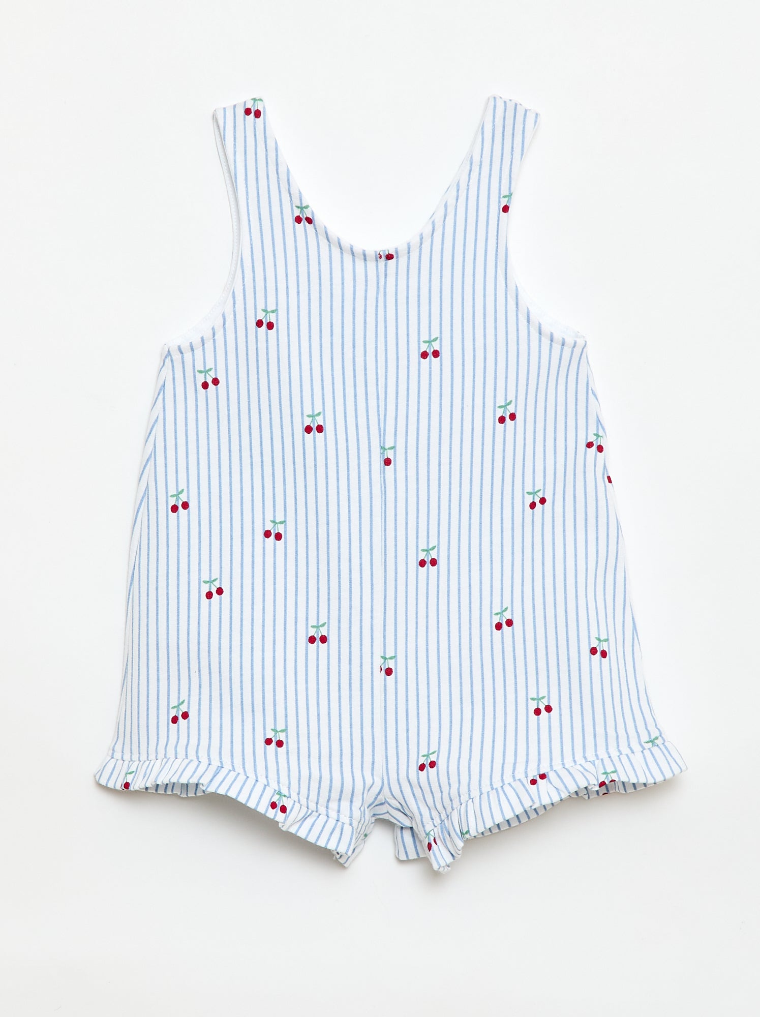 Ensemble 2 pièces T-shirt + combishort - Blanc