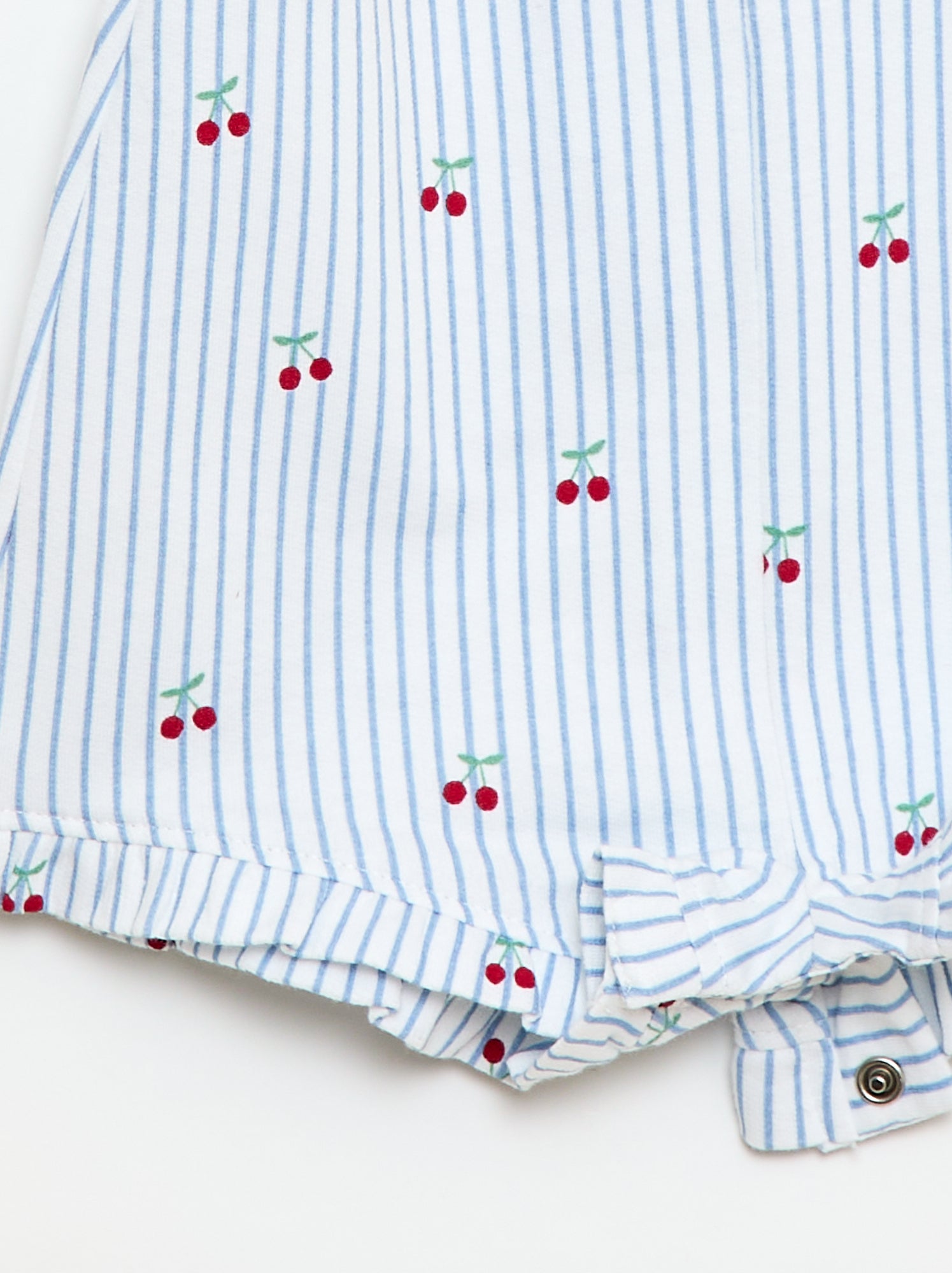 Ensemble 2 pièces T-shirt + combishort - Blanc