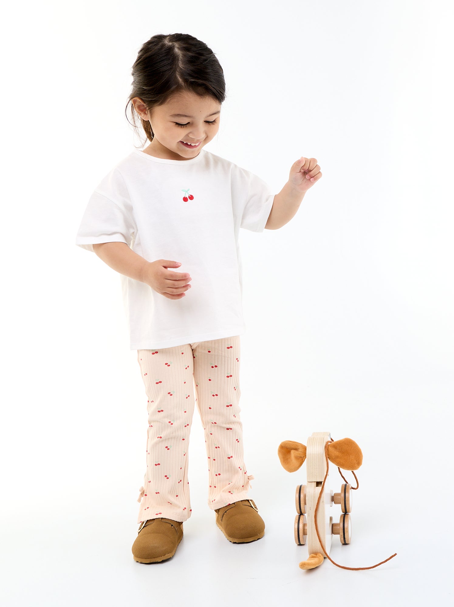 Ensemble 2 pièces T-shirt + legging - Rose (FXC75_3)