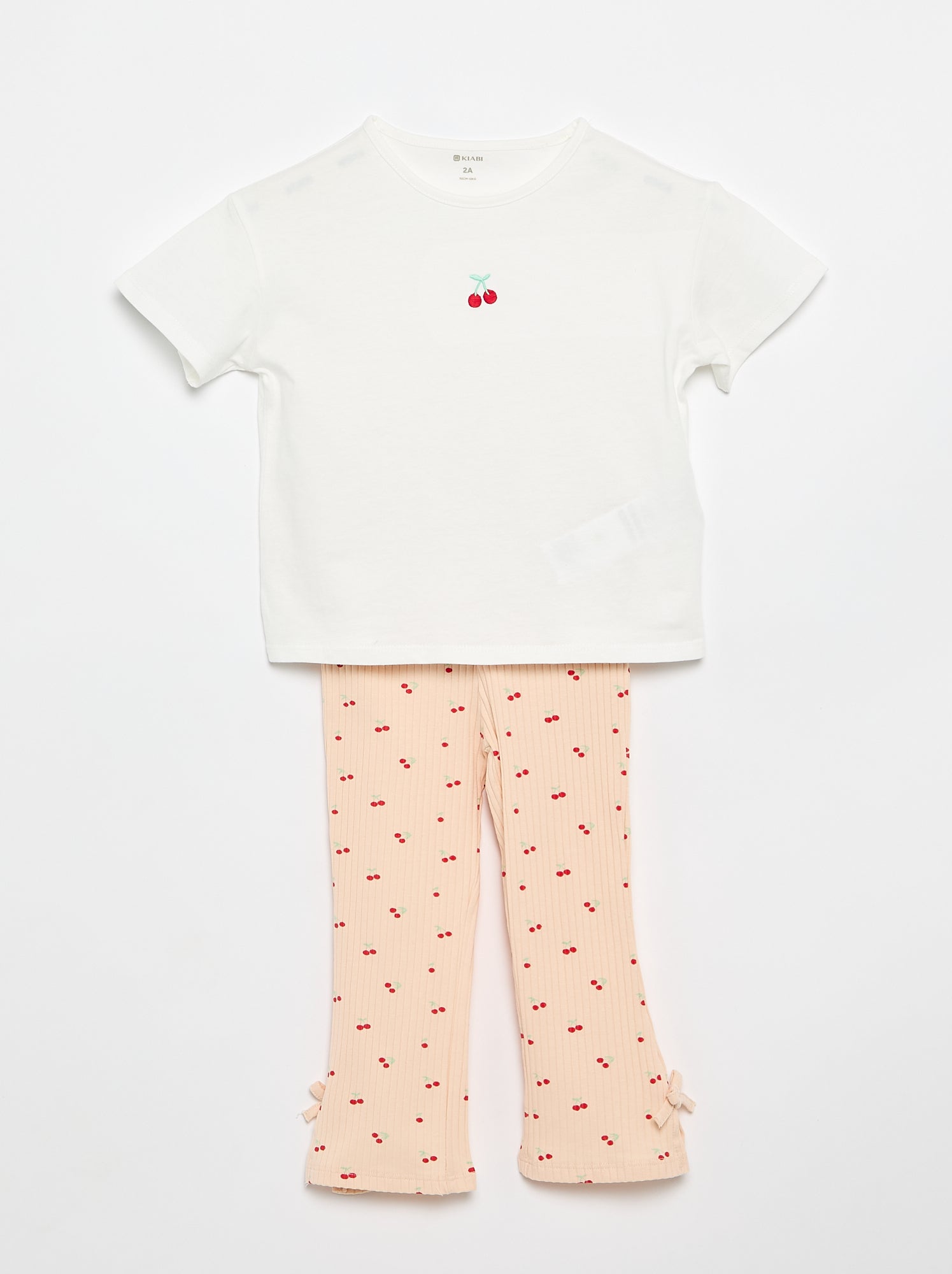 Ensemble 2 pièces T-shirt + legging - Rose (FXC75_3)