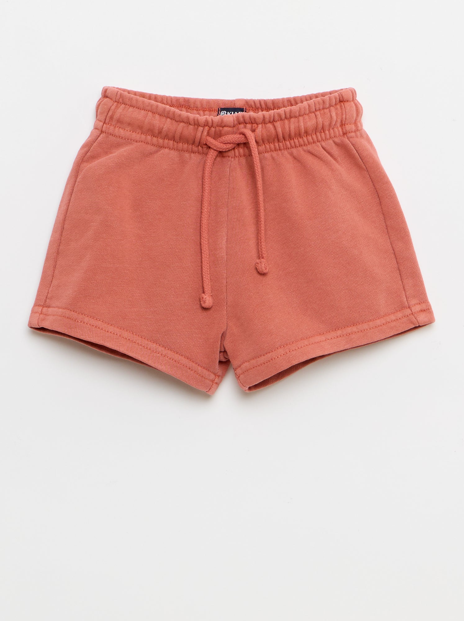 Ensemble 2 pièces tee-shirt brodé + short - Rouge