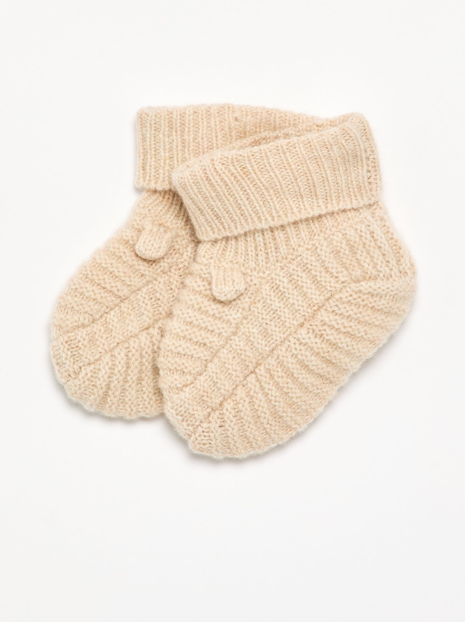 Ensemble 4 pièces en laine et cachemire - premium - Beige