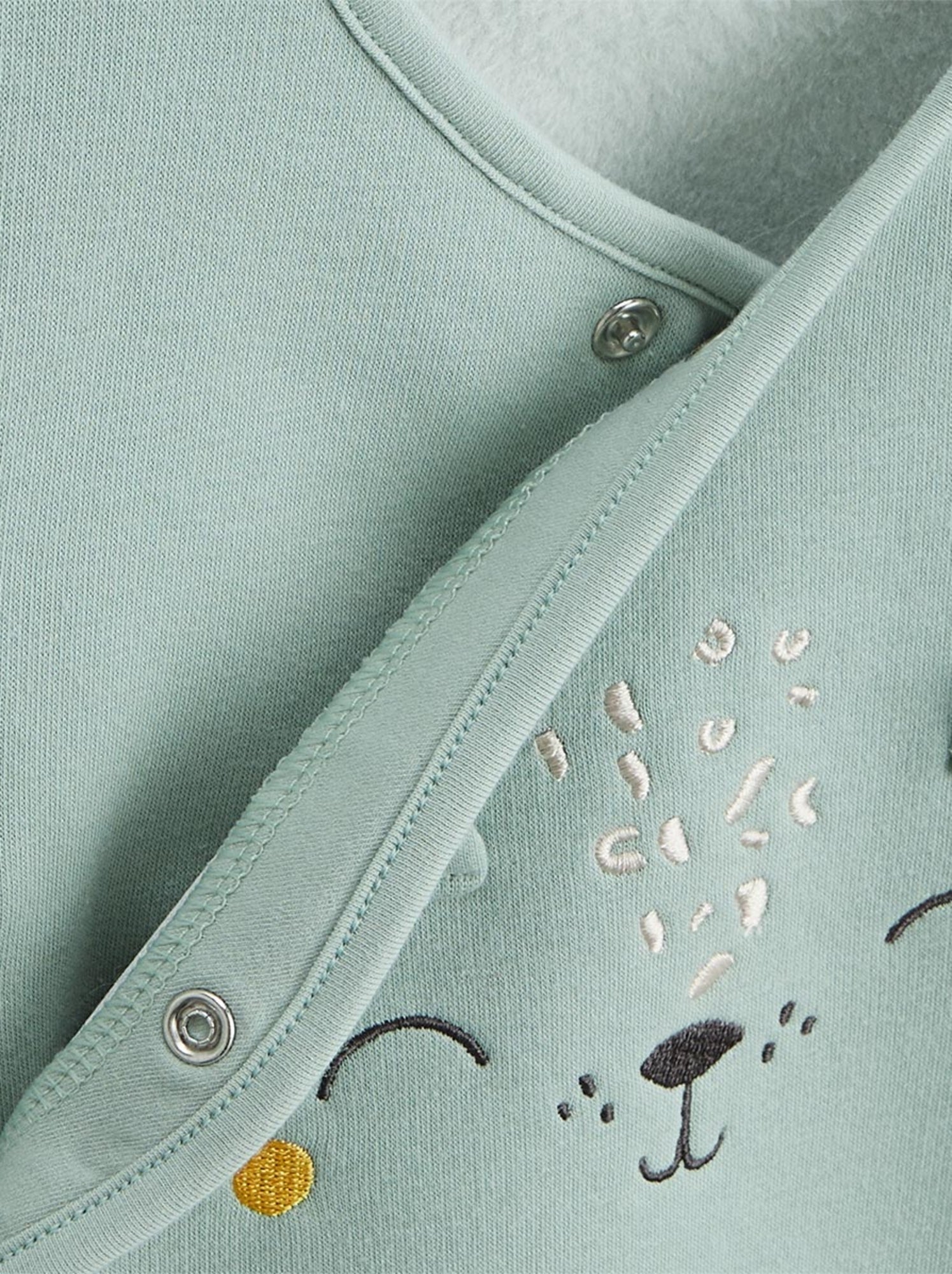 Ensemble bébé gilet et pantalon en molleton ultra chaud kenya - Vert
