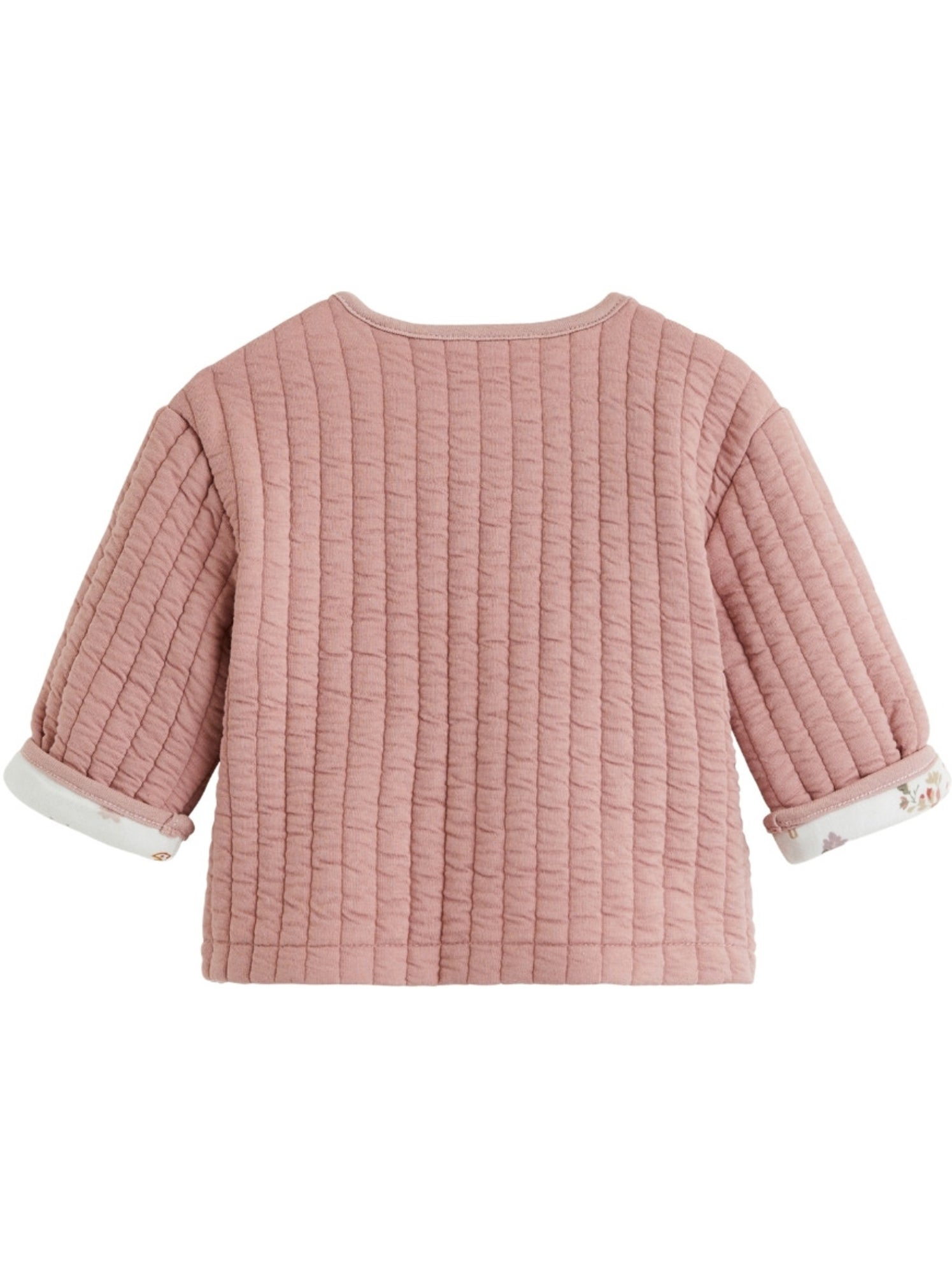 Ensemble bébé gilet et pantalon matelassé eglantine - Rose