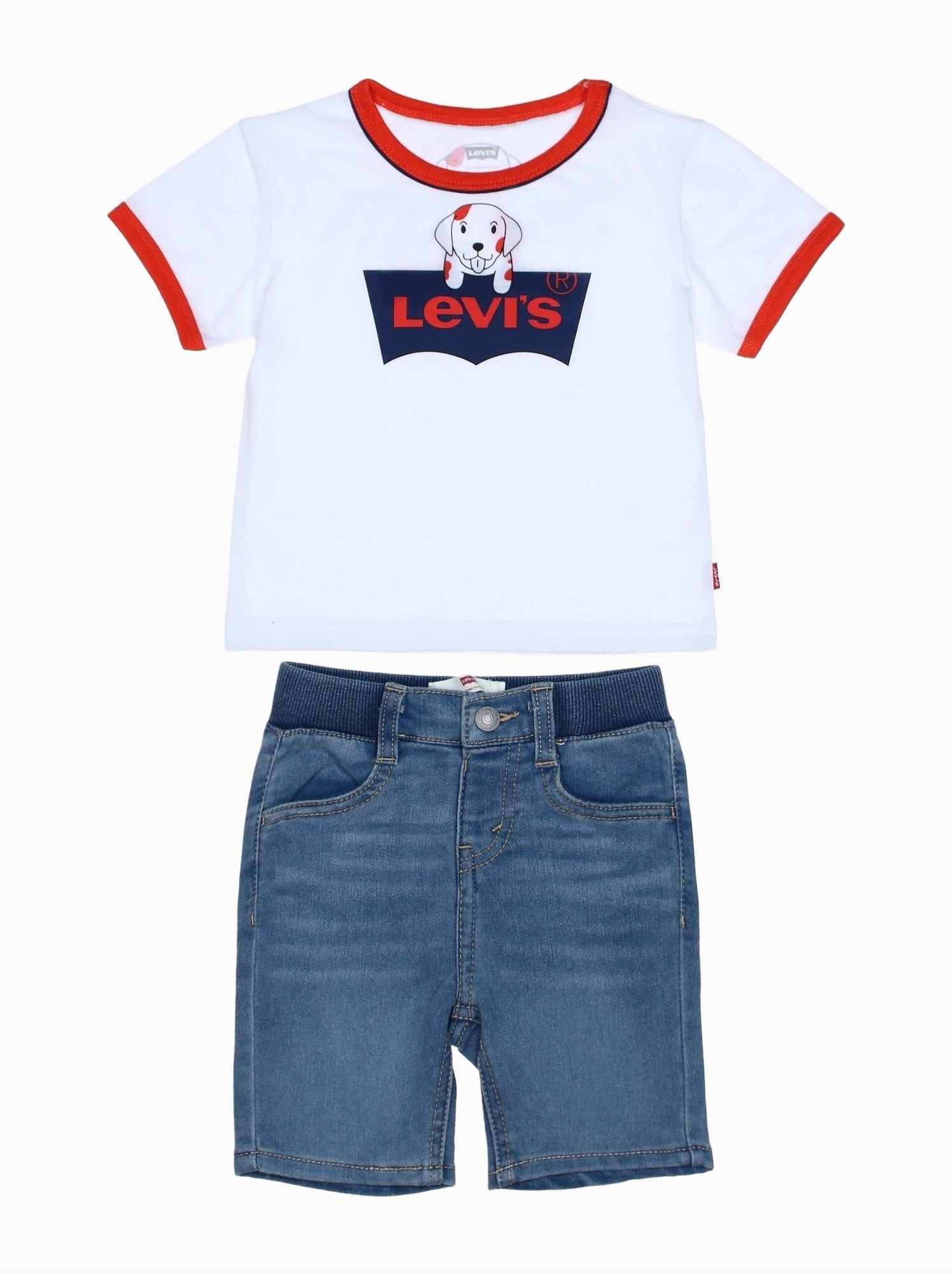 Ensemble Bébé Levi's Kids 2 pièces - Blanc Bleu