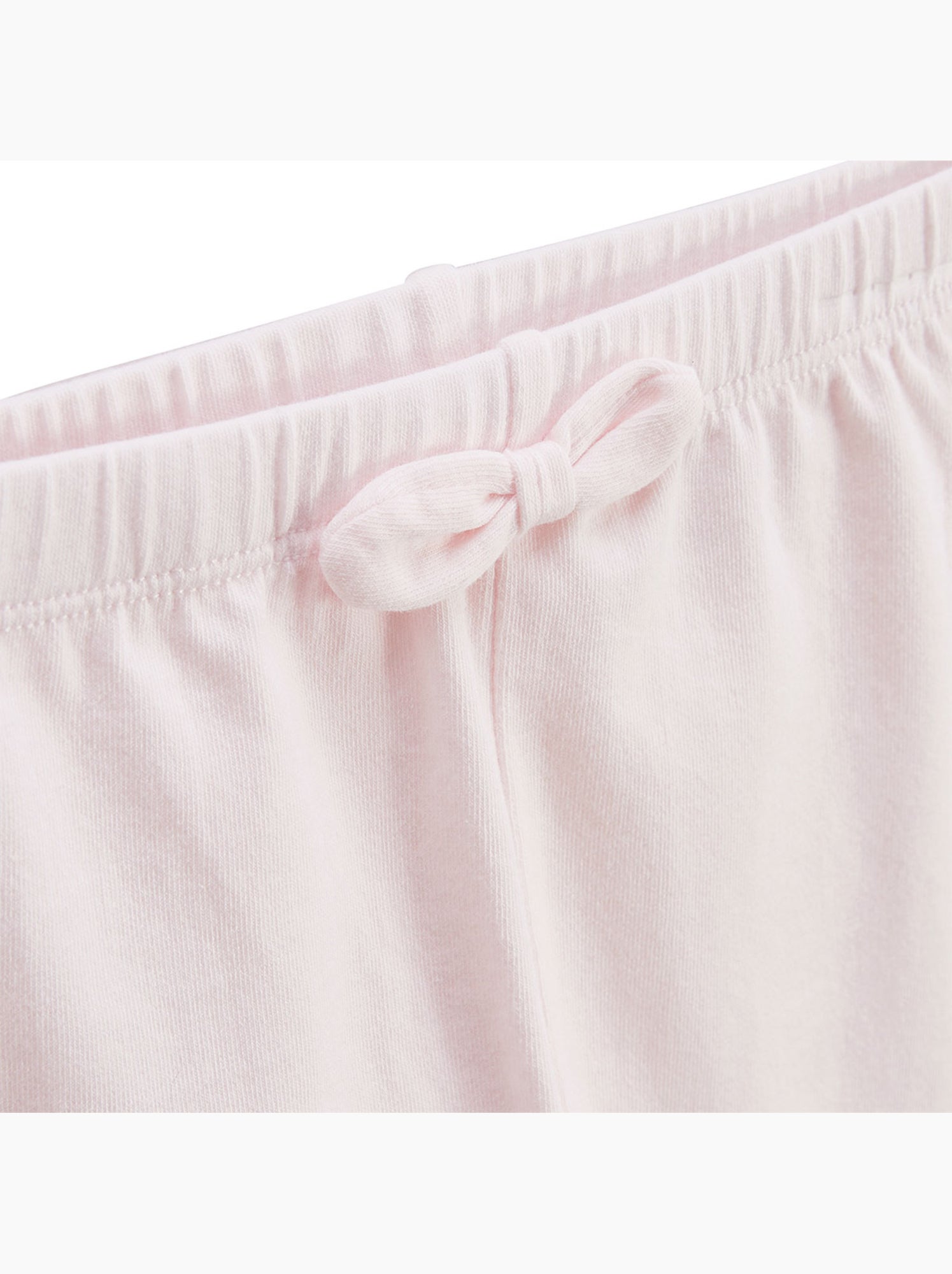Ensemble bébé t-shirt en pointelle et legging badian - Ecru