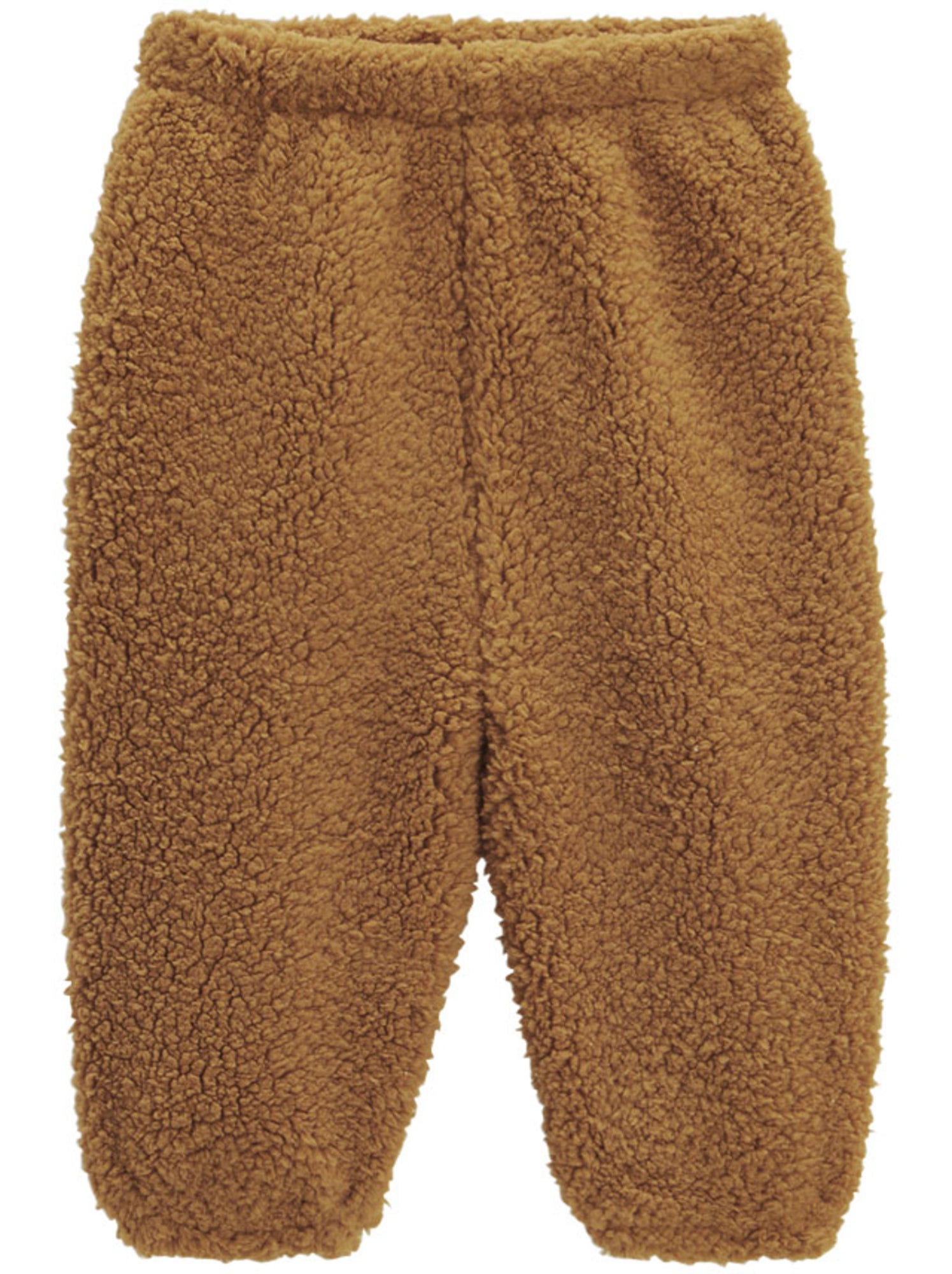 Ensemble bébé veste et pantalon en sherpa lamascotte - Camel