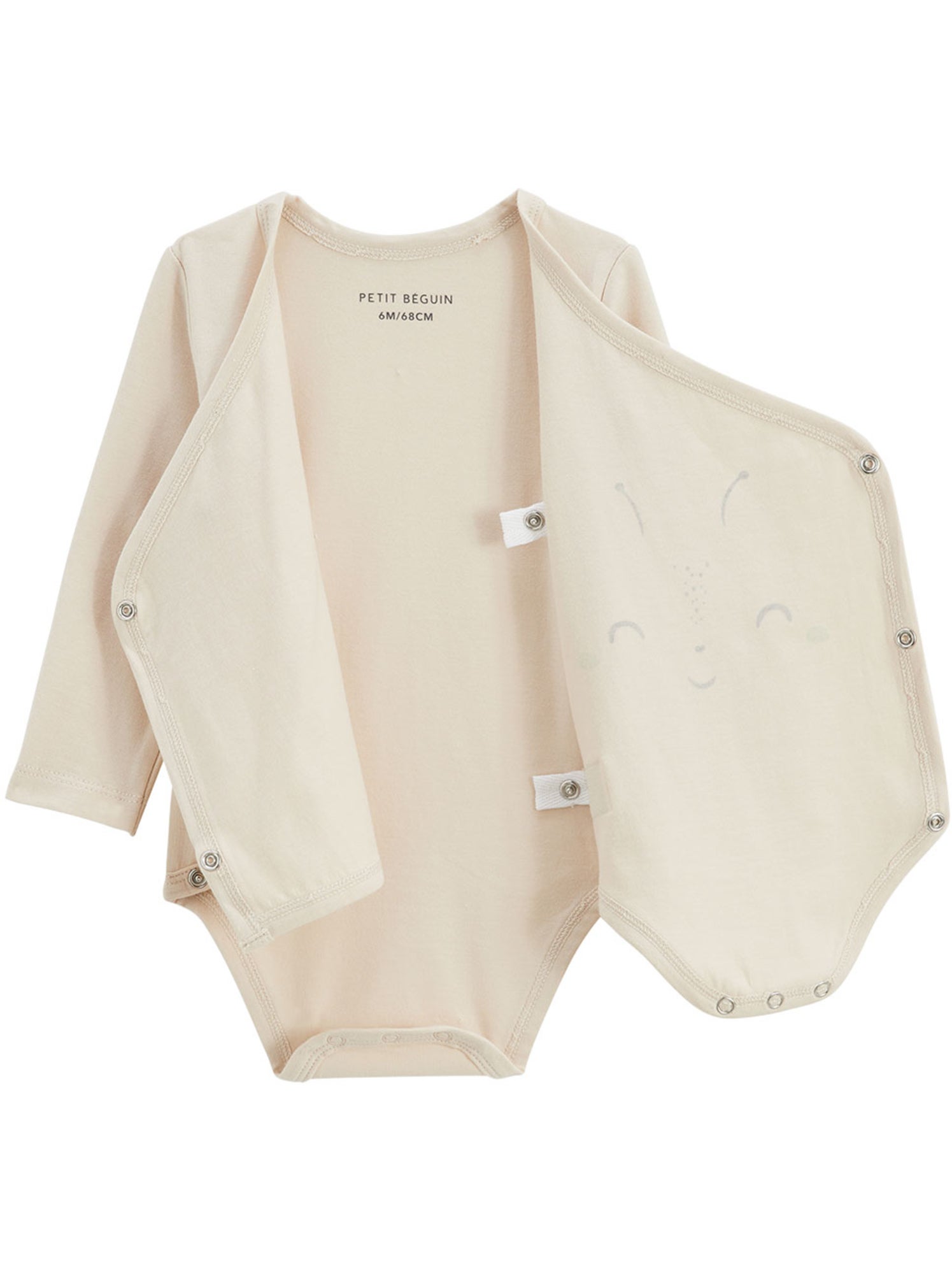 Ensemble body bébé et pantalon en molleton eden - Beige